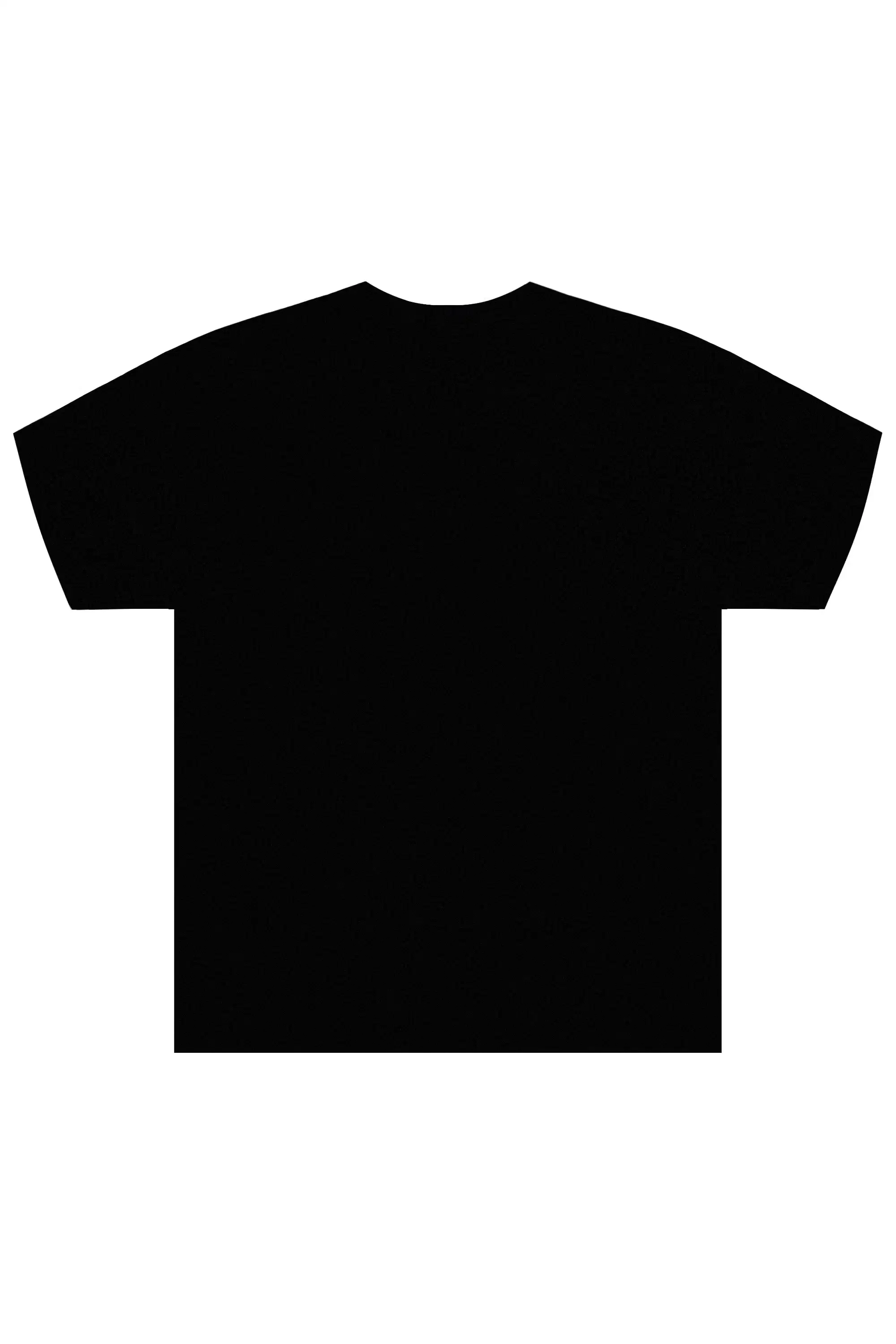 Roux Black Oversized Graphic T-Shirt sold by Rockstar Original product image thumbnail 3