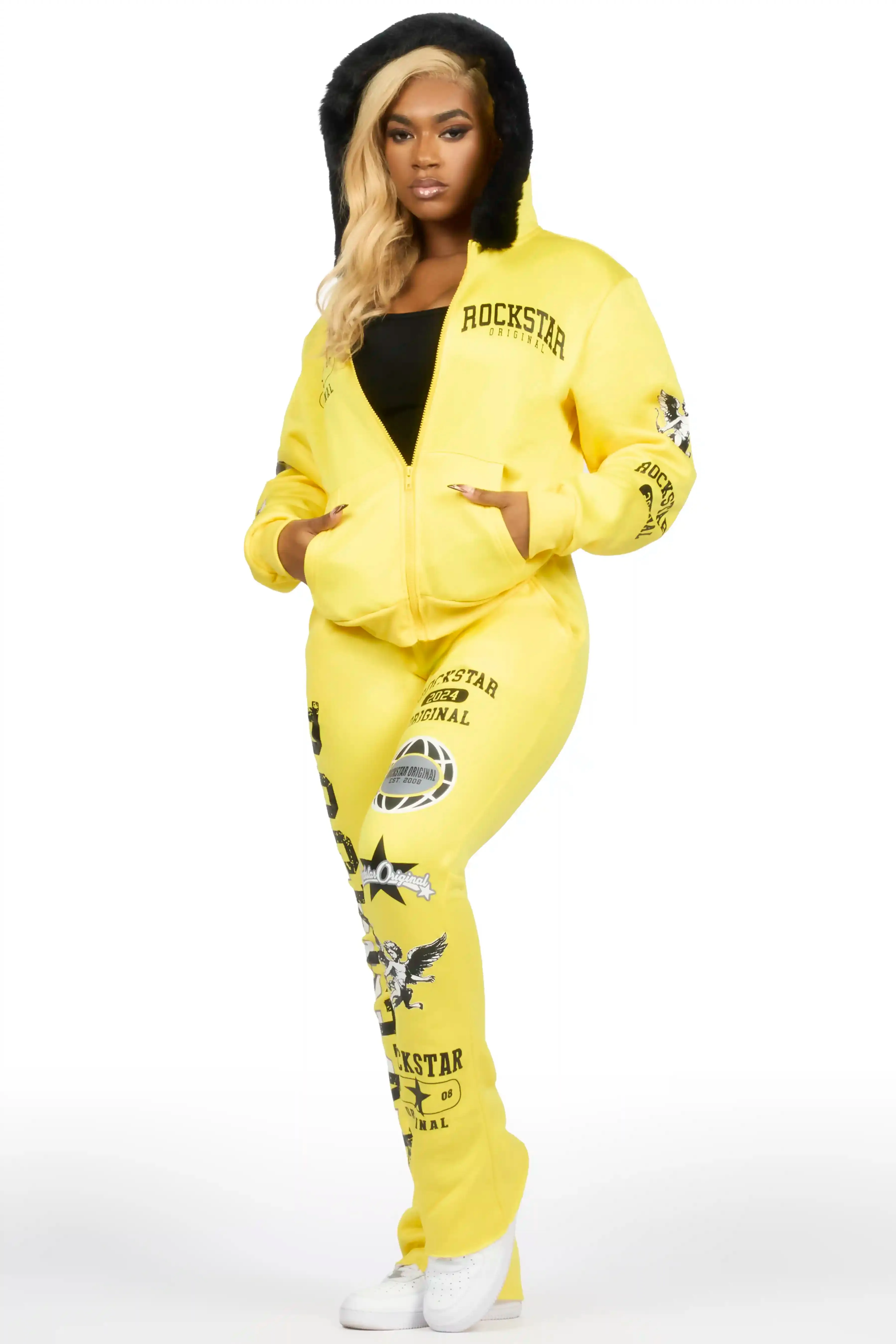 Chastity Yellow Stacked Track Set sold by Rockstar Original