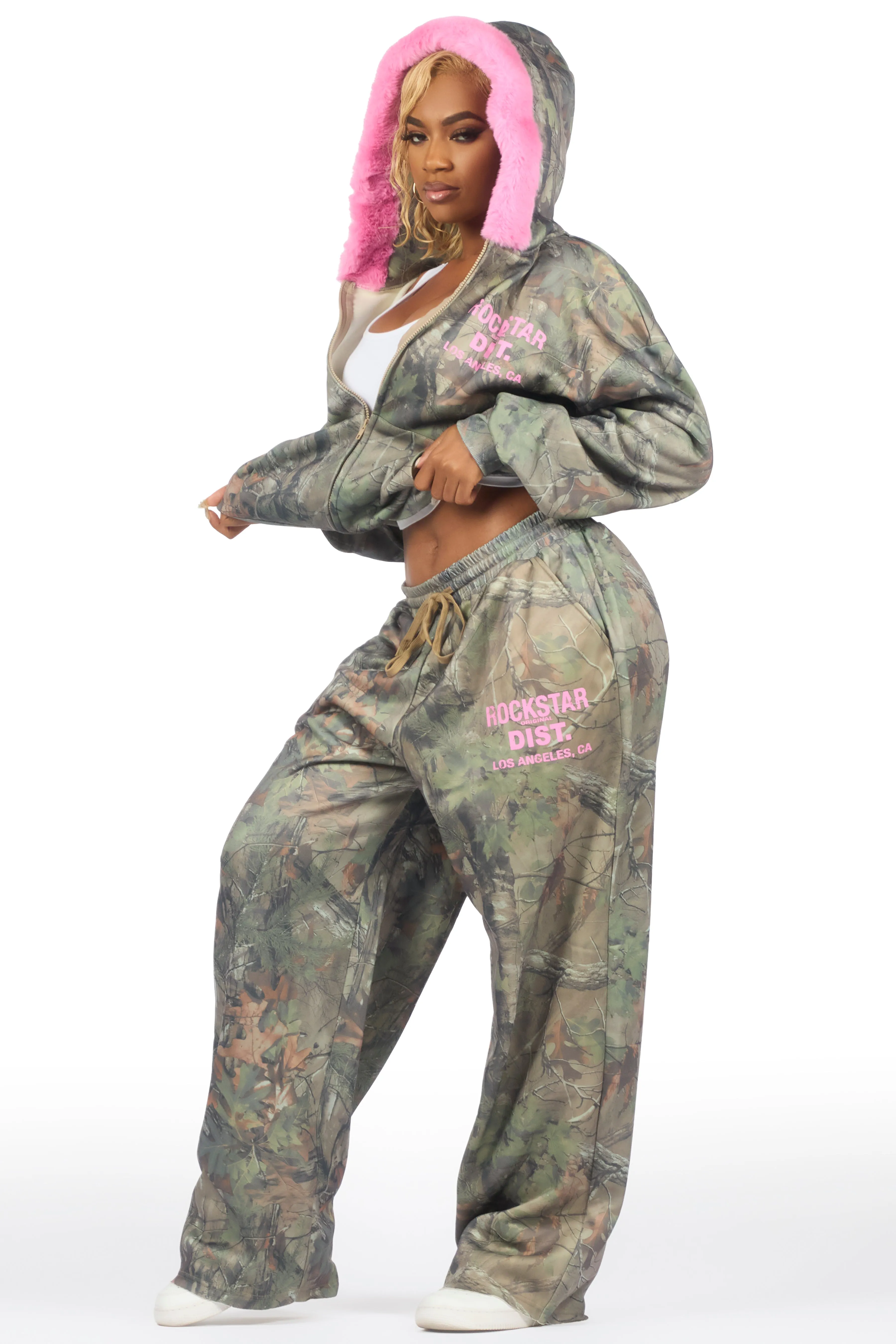 Shakeria Tree Camo Baggy Fit Track Set sold by Rockstar Original