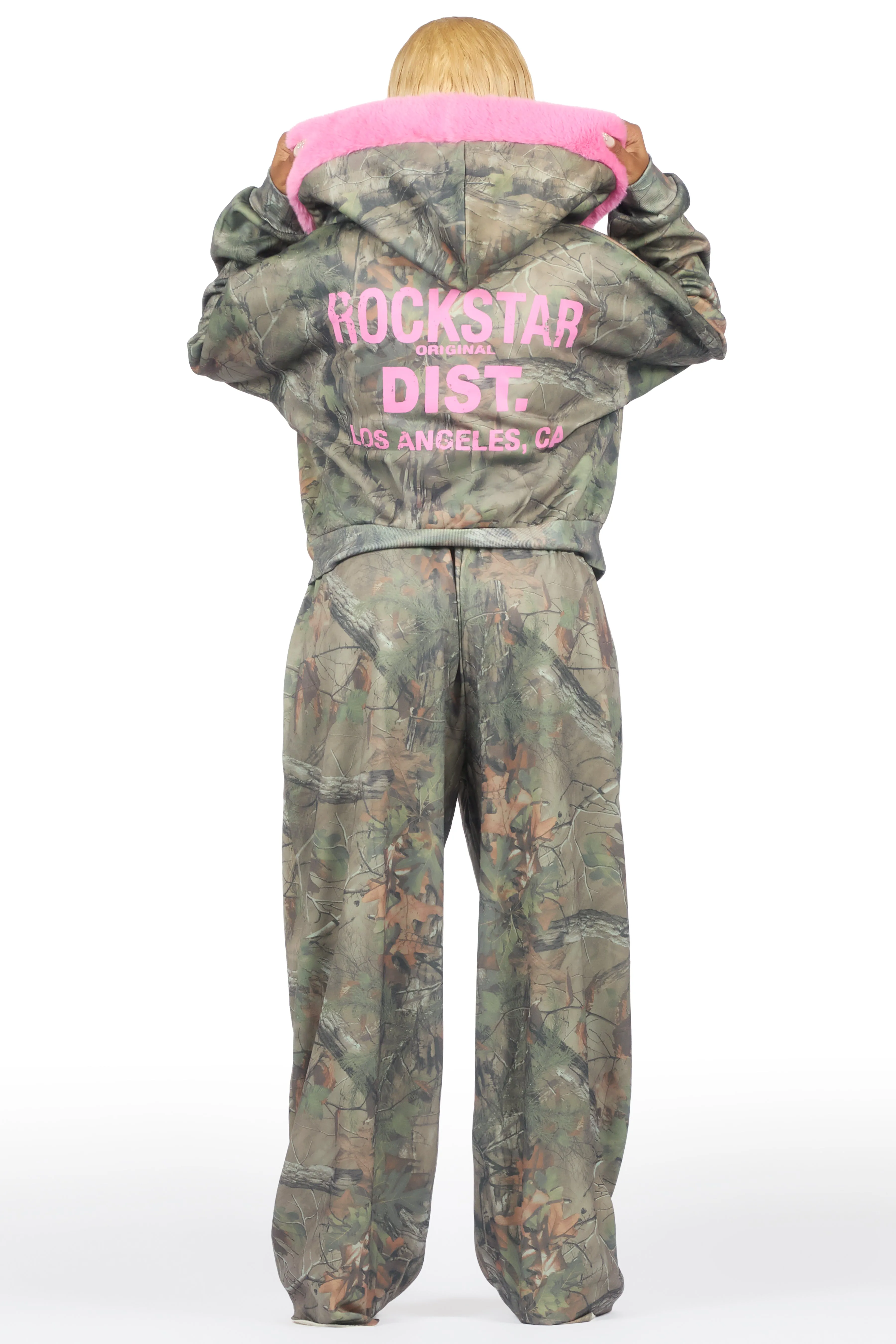 Shakeria Tree Camo Baggy Fit Track Set sold by Rockstar Original product image thumbnail 5