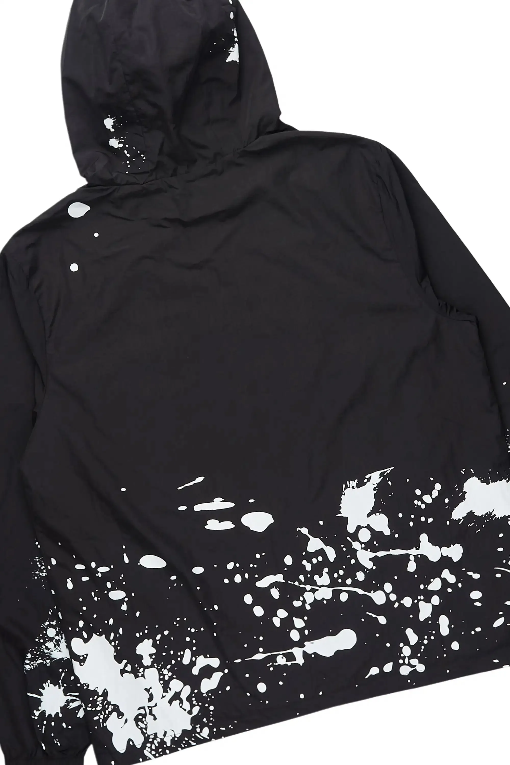 Raffer Black/Black Windbreaker/Stacked Cargo Flare Jean sold by Rockstar Original product image thumbnail 3