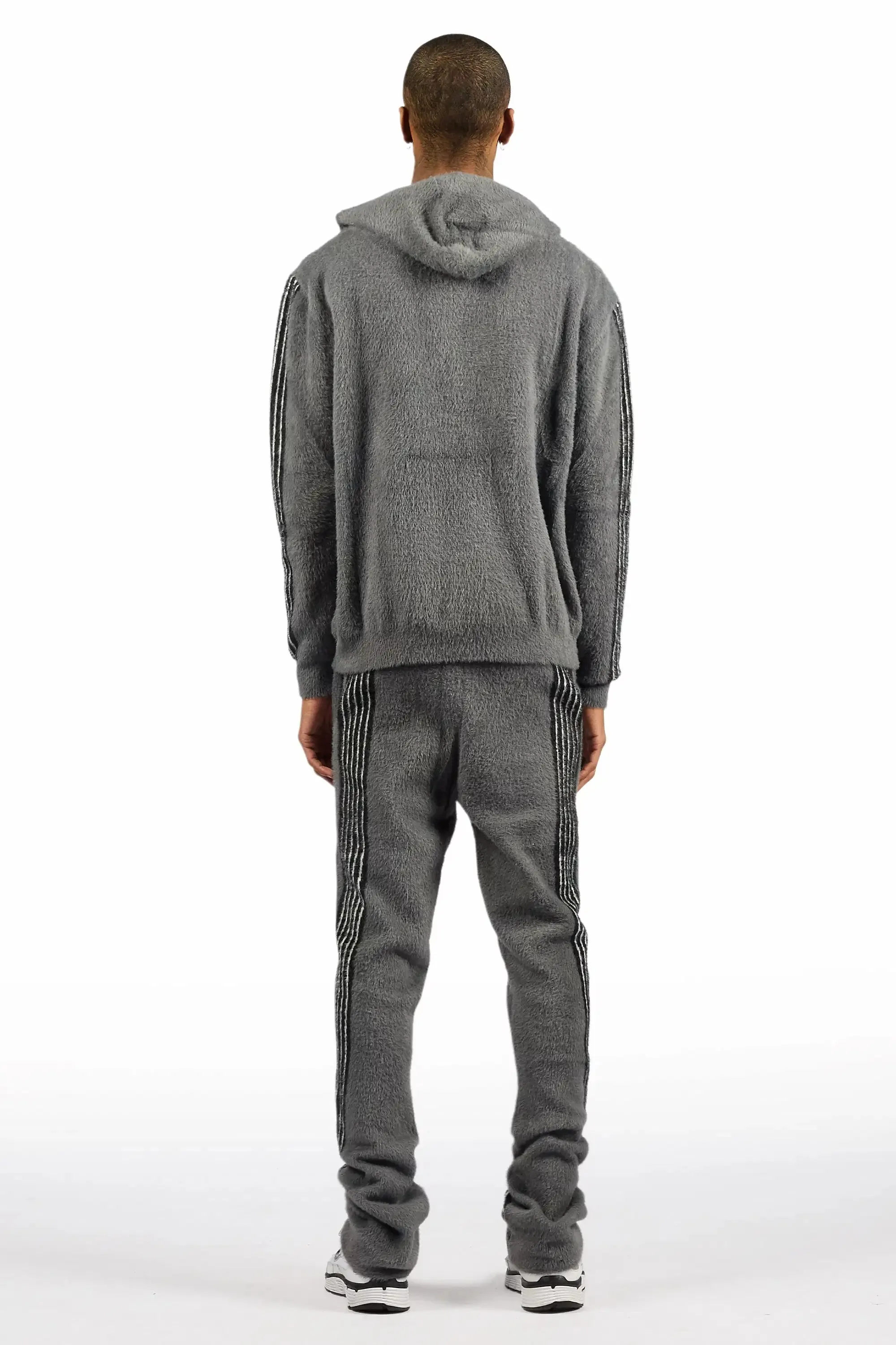 Levin Grey Hoodie Baggy Track Set sold by Rockstar Original product image thumbnail 4