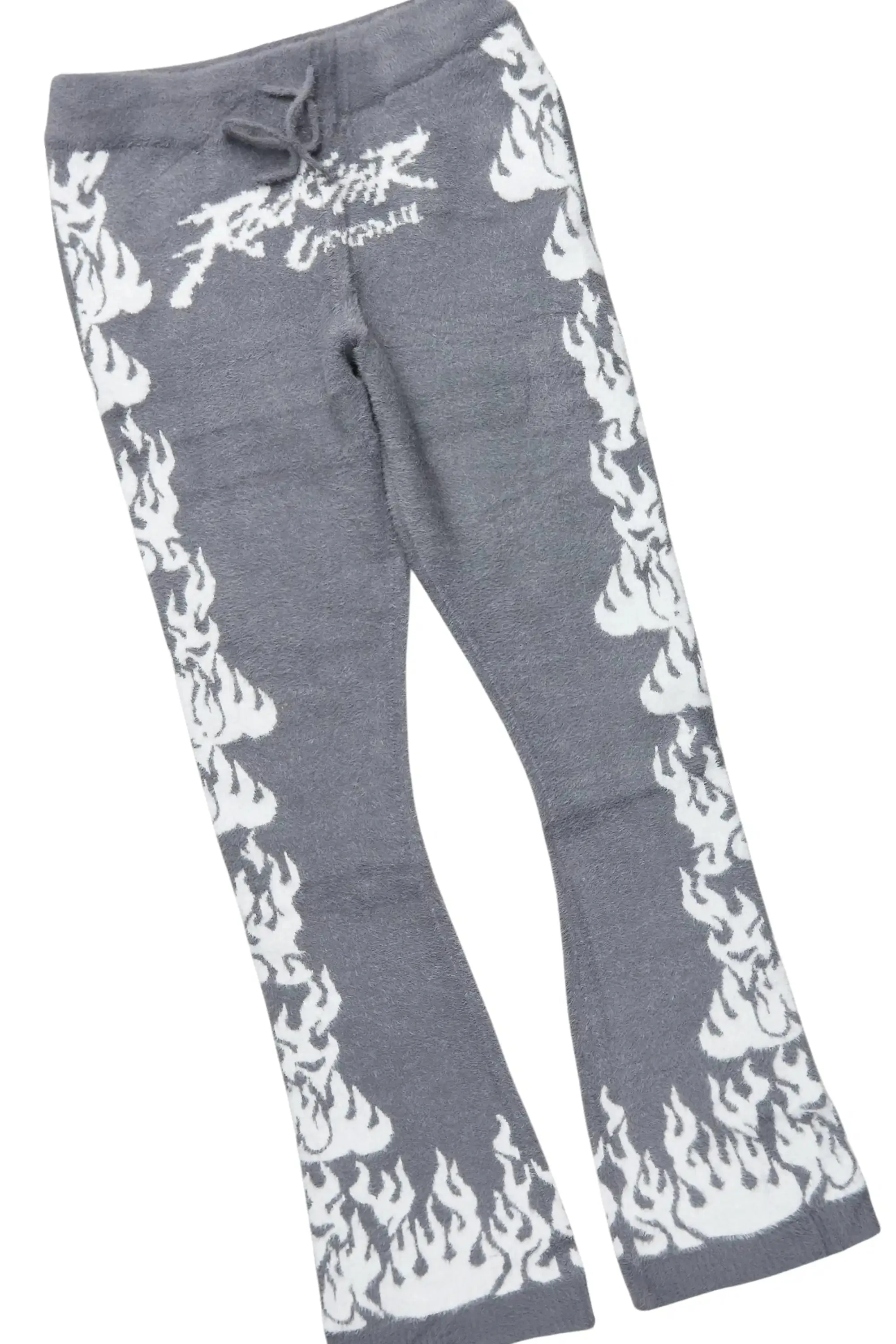 Yash Grey Hoodie Stacked Flare Track Set sold by Rockstar Original product image thumbnail 4