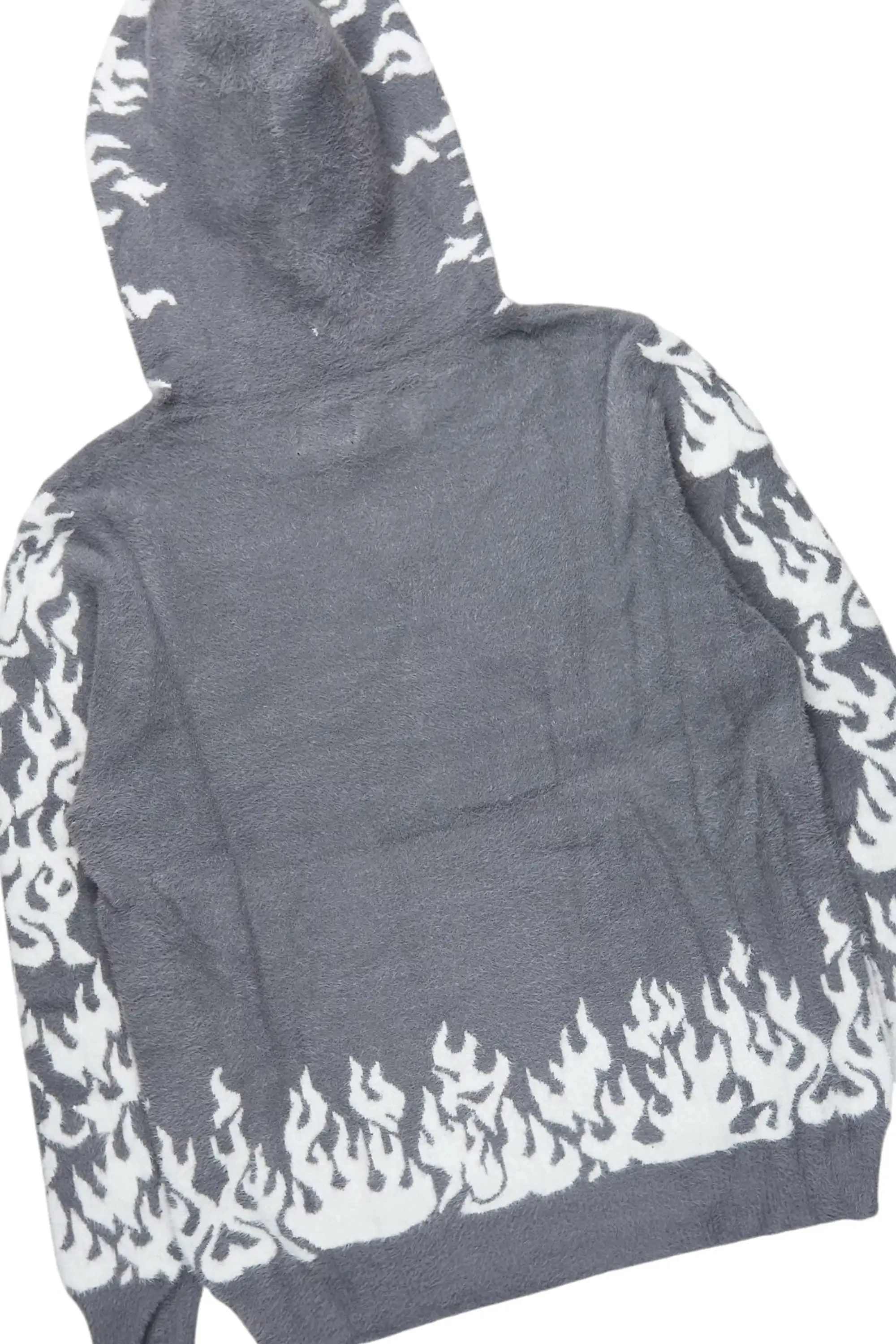 Yash Grey Hoodie Stacked Flare Track Set sold by Rockstar Original product image thumbnail 3