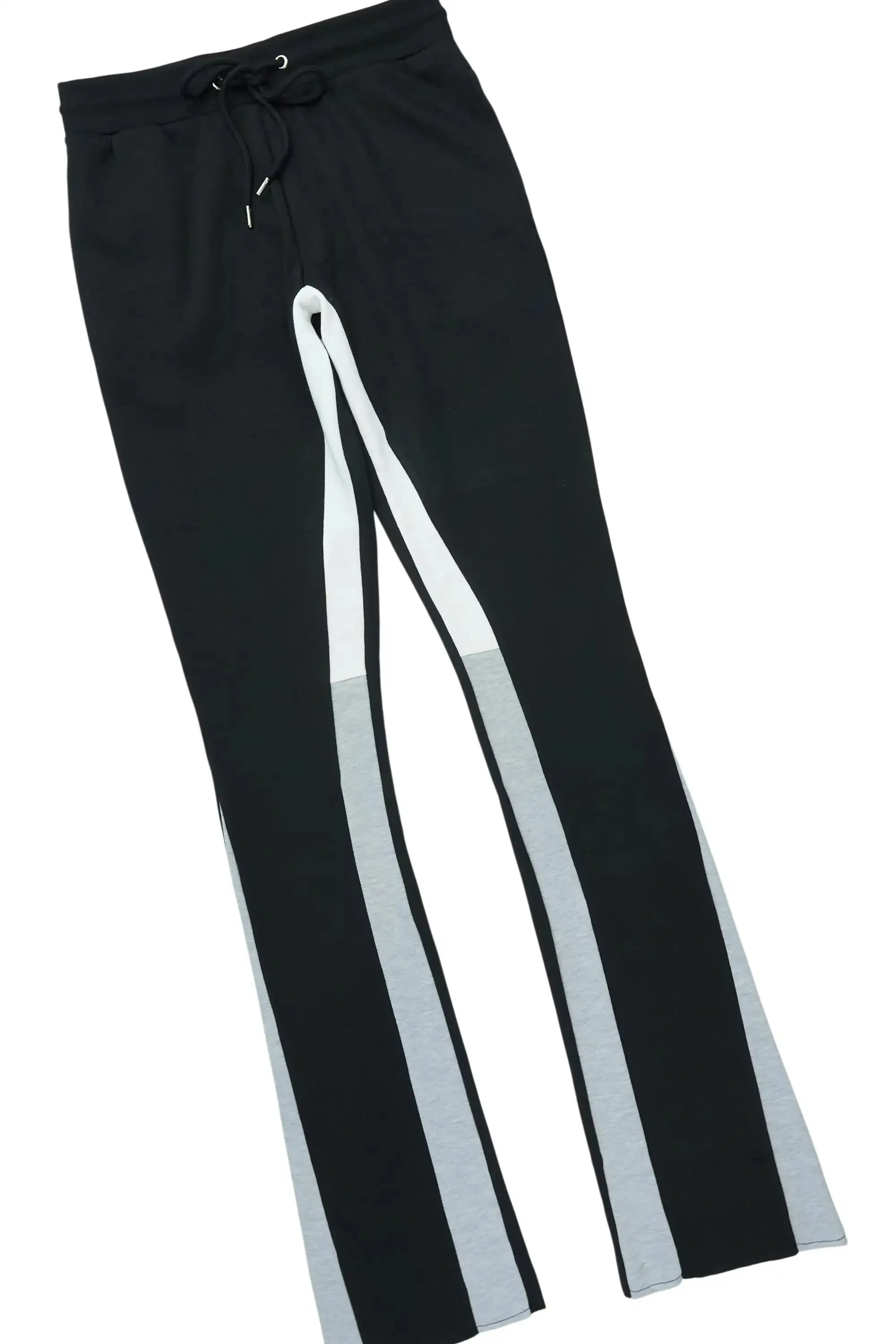 Basic Black/Grey Hoodie/Stacked Flare Track Set sold by Rockstar Original product image thumbnail 3