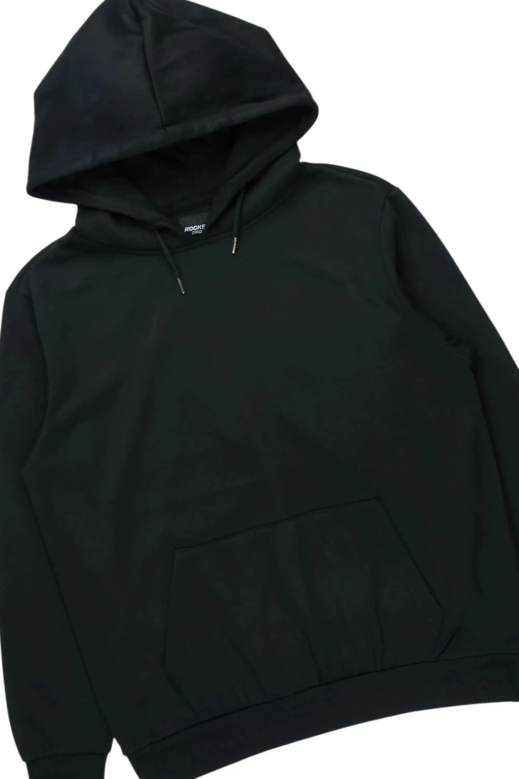 Basic Black/Grey Hoodie/Stacked Flare Track Set sold by Rockstar Original product image thumbnail 2