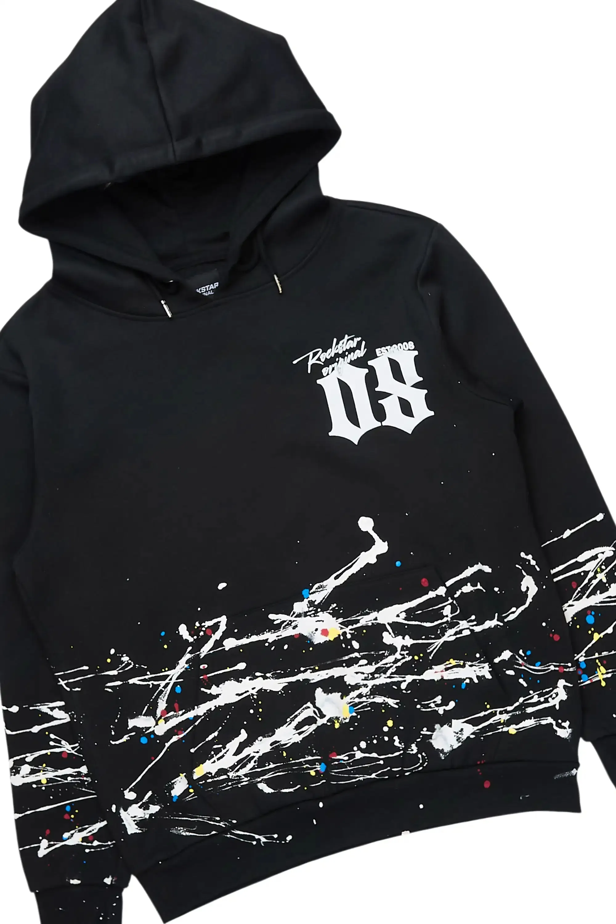 Horia Black/Multi Hoodie/Stacked Flare Track Set sold by Rockstar Original product image thumbnail 2