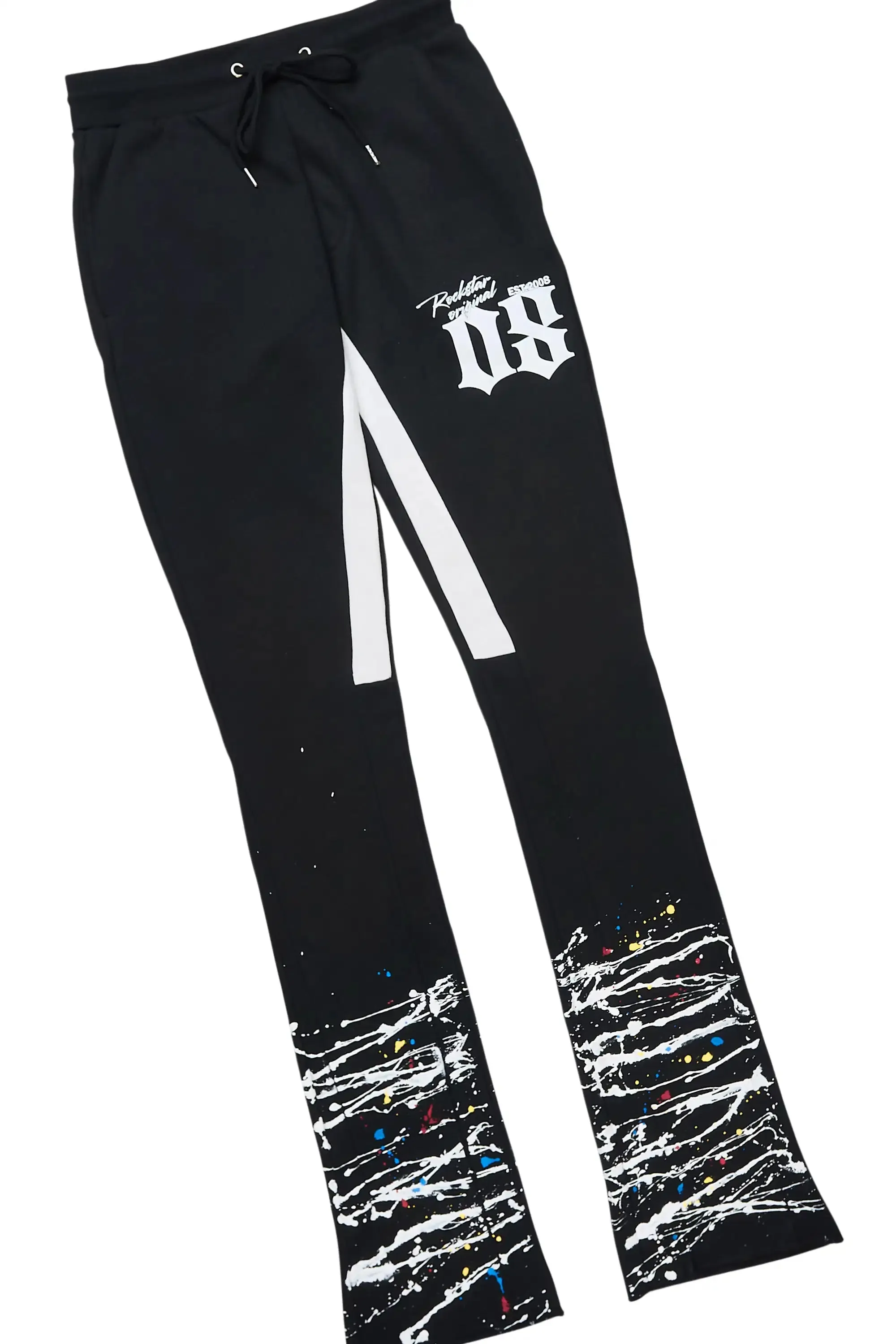 Horia Black/Multi Hoodie/Stacked Flare Track Set sold by Rockstar Original product image thumbnail 4