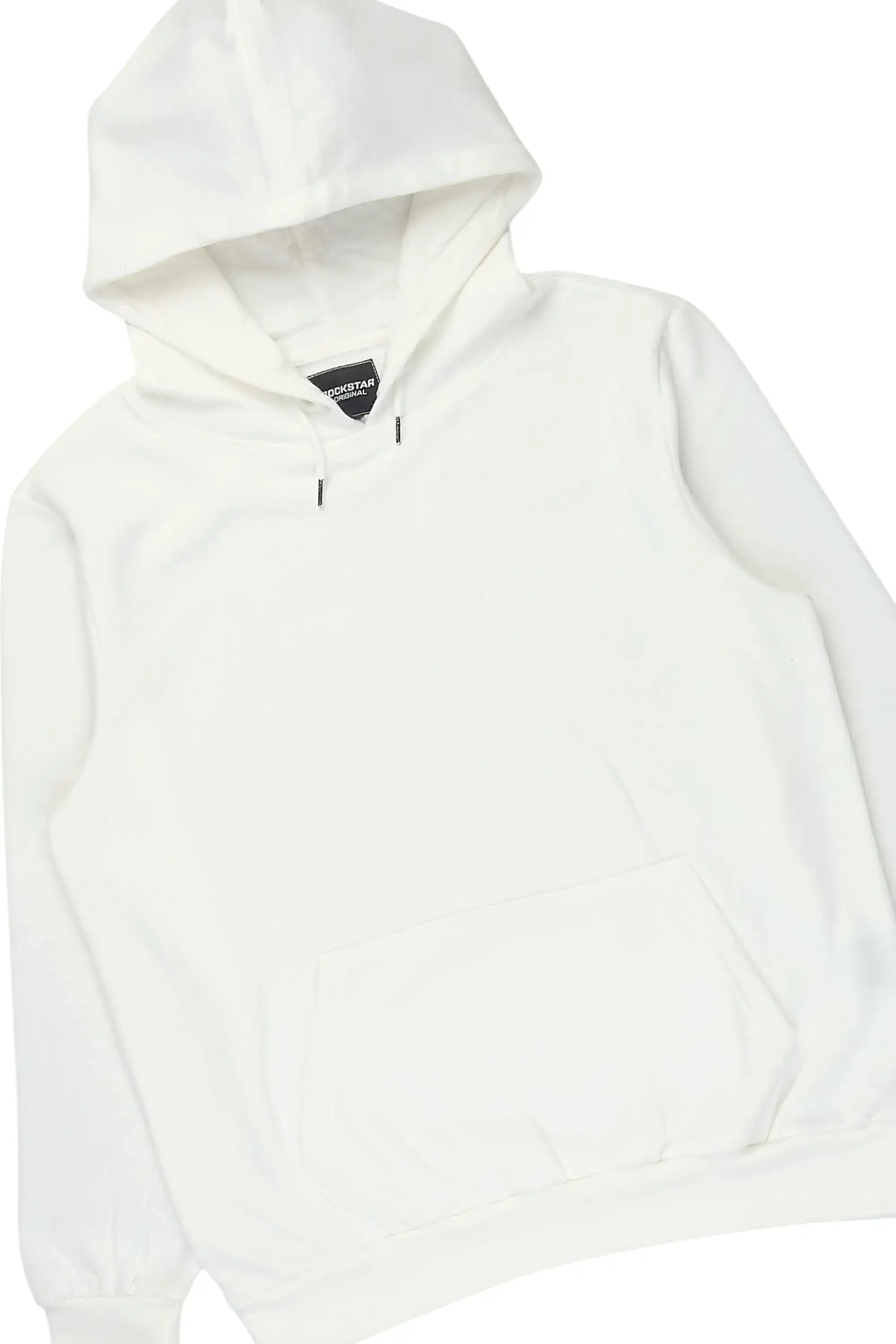 Basic White/Black Hoodie/Stacked Flare Track Set sold by Rockstar Original product image thumbnail 2