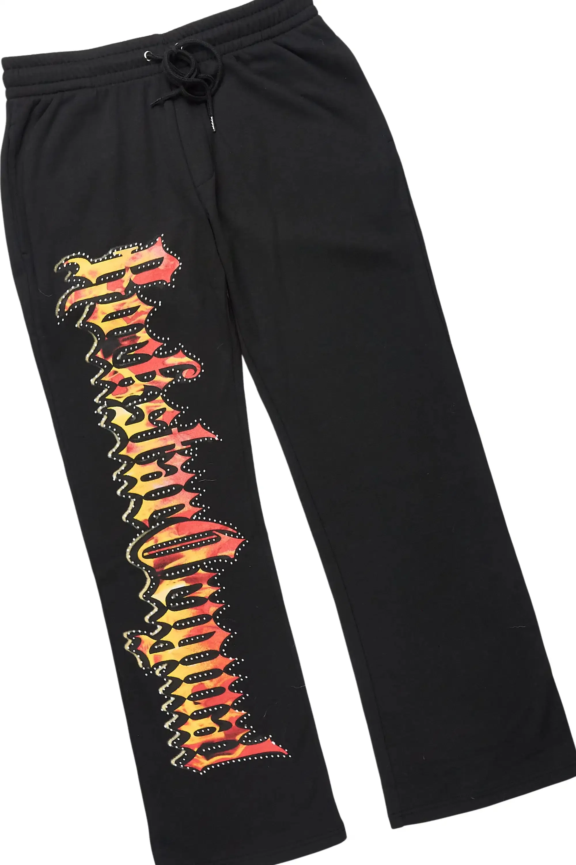 Lexx Black Hoodie/Baggy Pant Track Set sold by Rockstar Original product image thumbnail 4