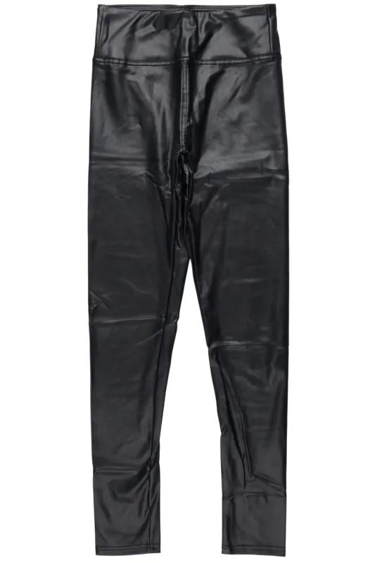 Milette Black Faux Leather Legging sold by Rockstar Original