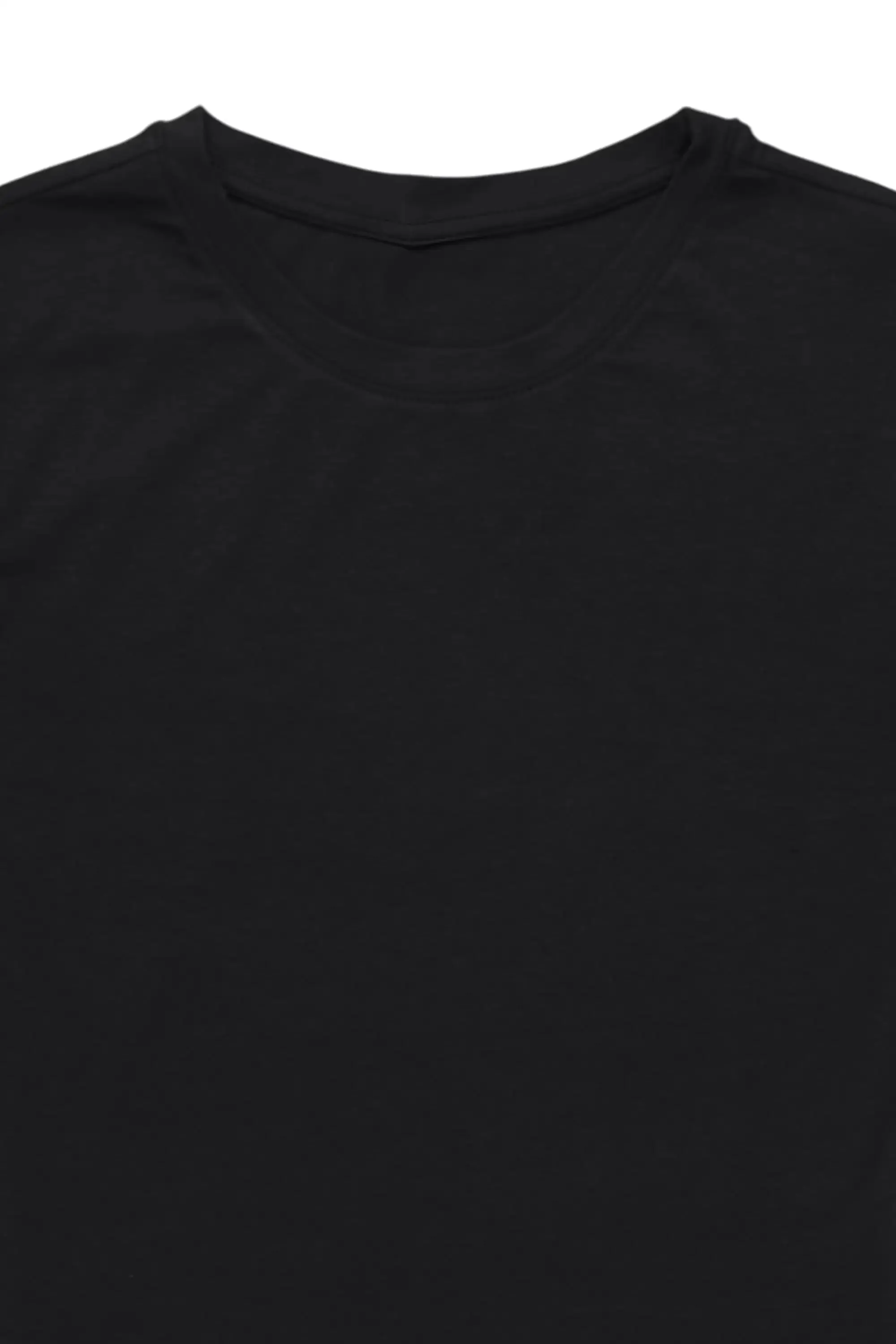 Xiomara Black Crop Tee Shirt sold by Rockstar Original product image thumbnail 2