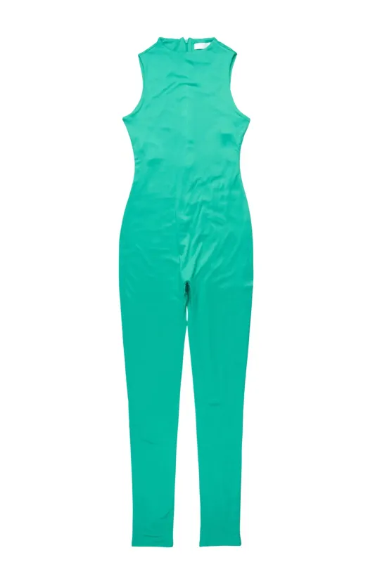 Zaryah Green Tank Jumpsuit sold by Rockstar Original