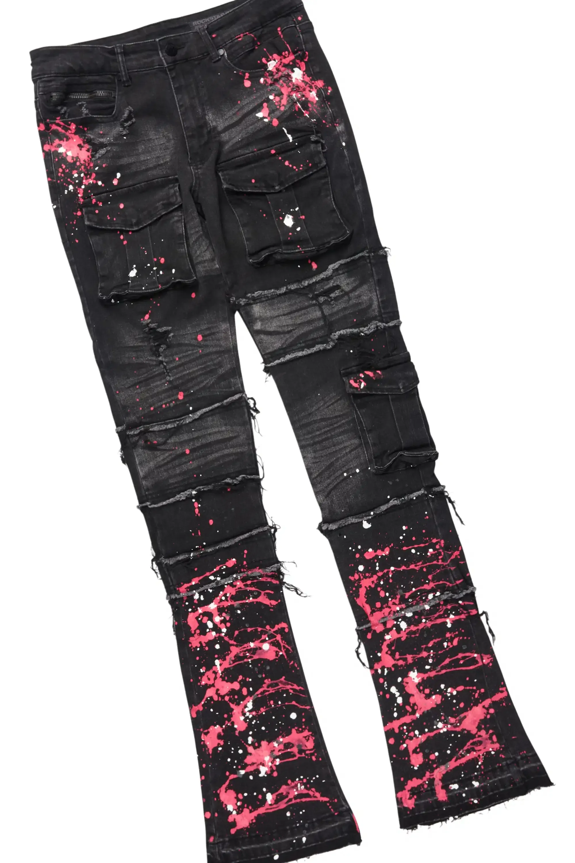 States 2.0 Red/Black Hoodie/Stacked Flare Jean Set sold by Rockstar Original product image thumbnail 3