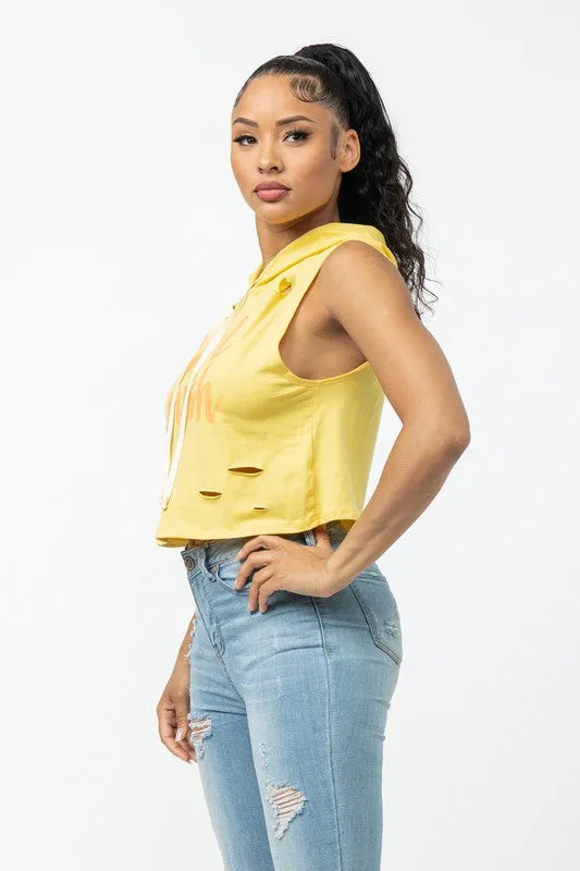 Alexcia Yellow Tank Top sold by Rockstar Original product image thumbnail 2