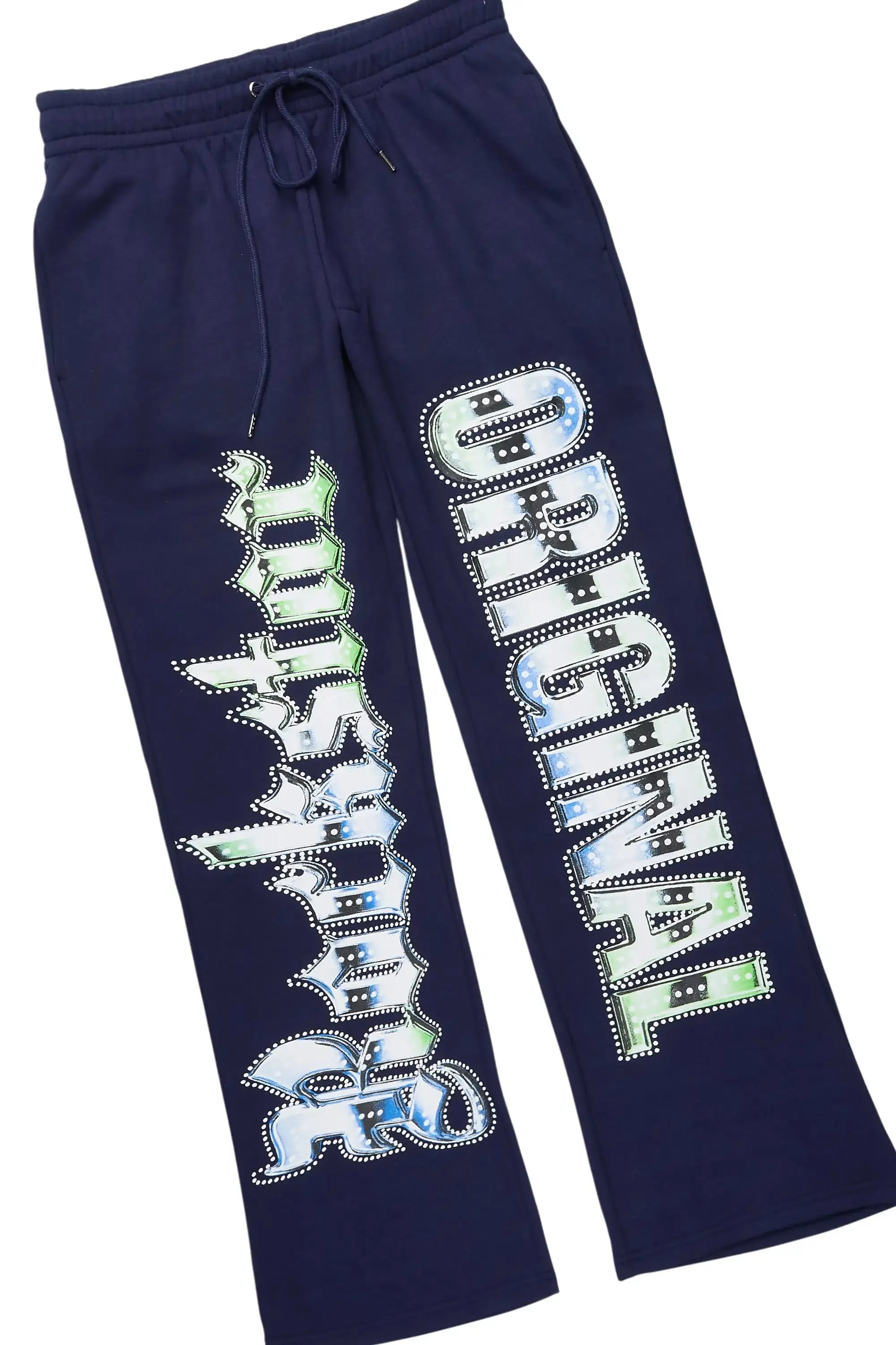 Nyxx Navy Hoodie/Baggy Pant Track Set sold by Rockstar Original product image thumbnail 3