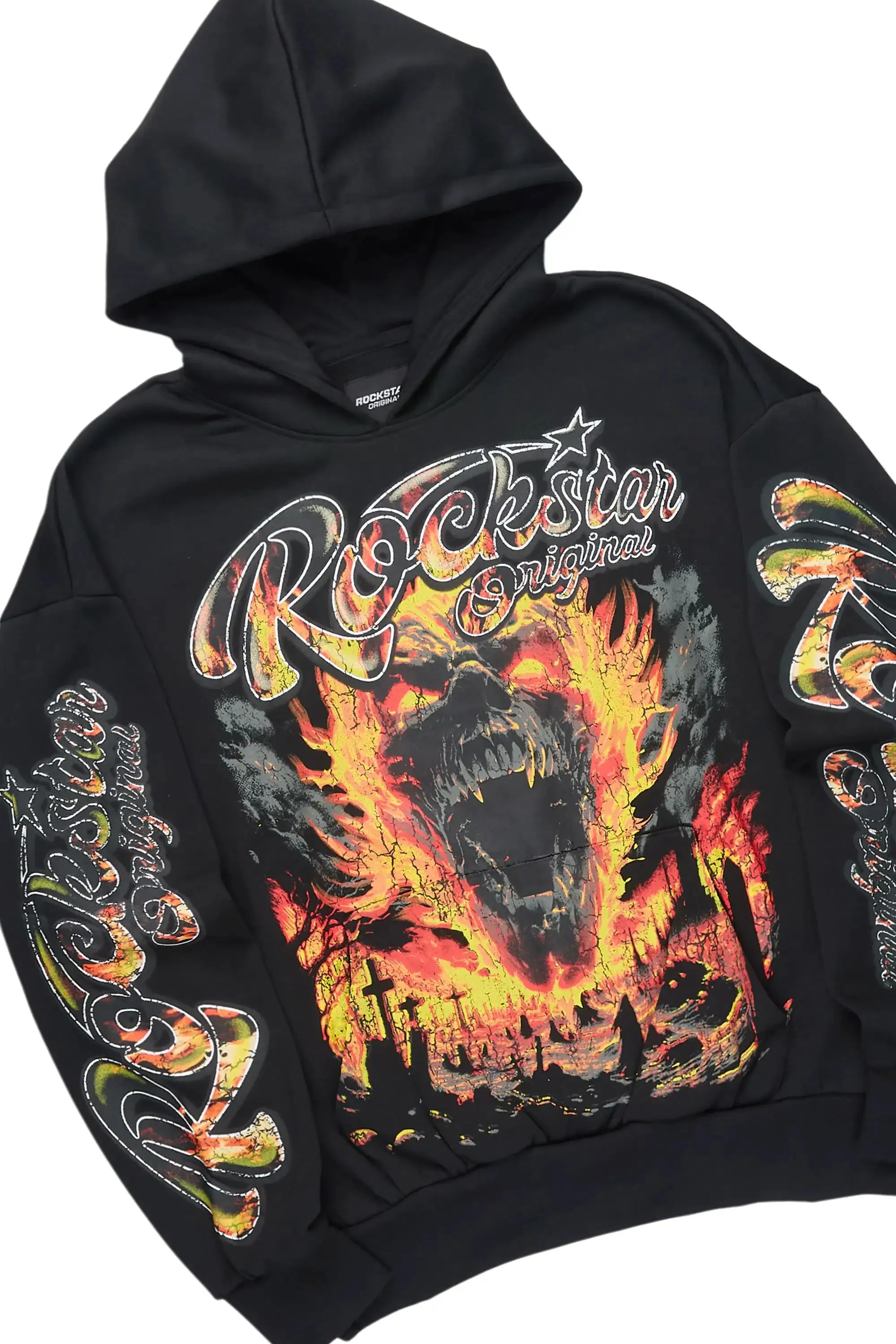 Flamer Charcoal Hoodie/Baggy Pant Track Set sold by Rockstar Original product image thumbnail 2