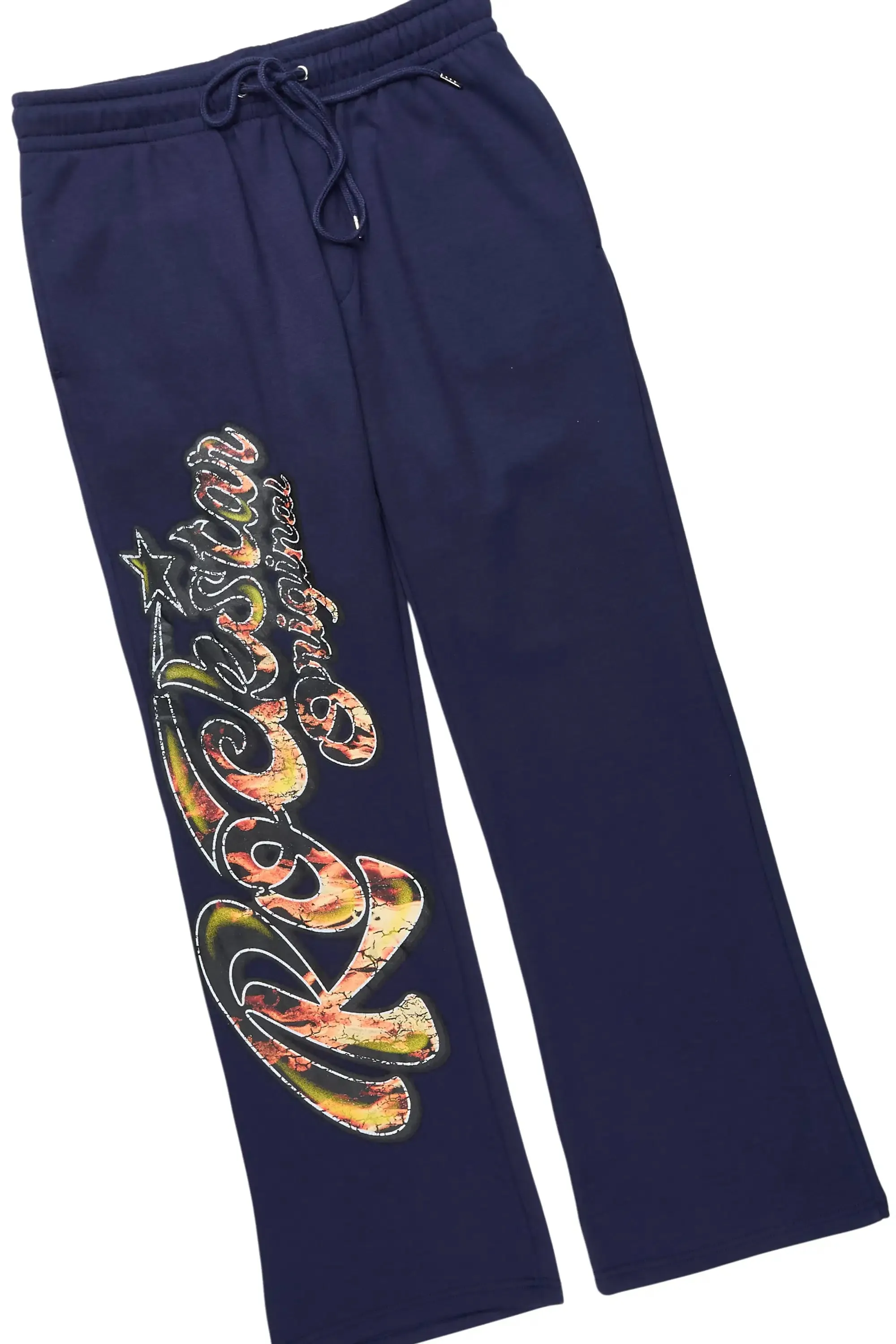 Flamer Navy Hoodie/Baggy Pant Track Set sold by Rockstar Original product image thumbnail 4