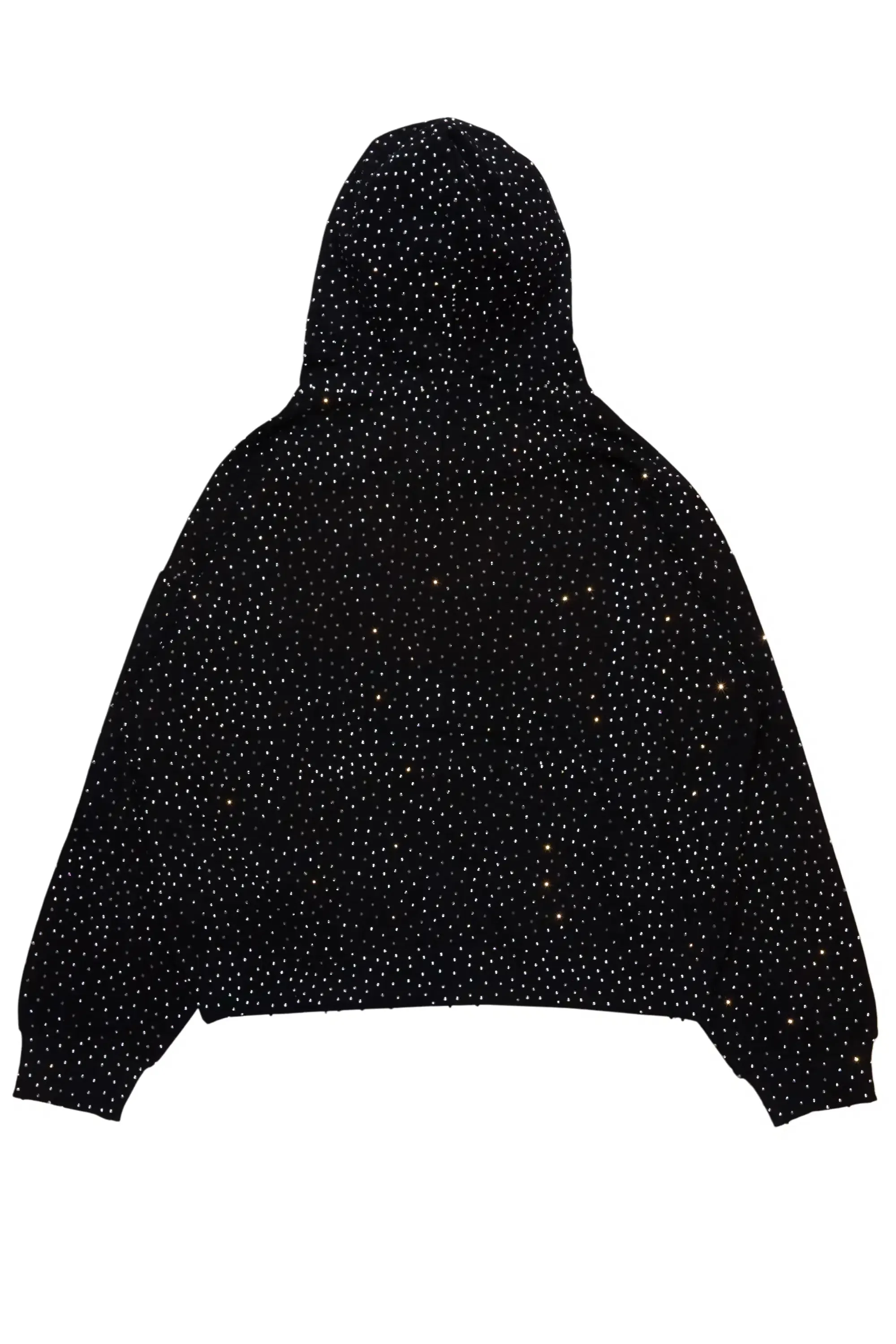 Roshanda Black Rhinestone Hoodie sold by Rockstar Original product image thumbnail 3