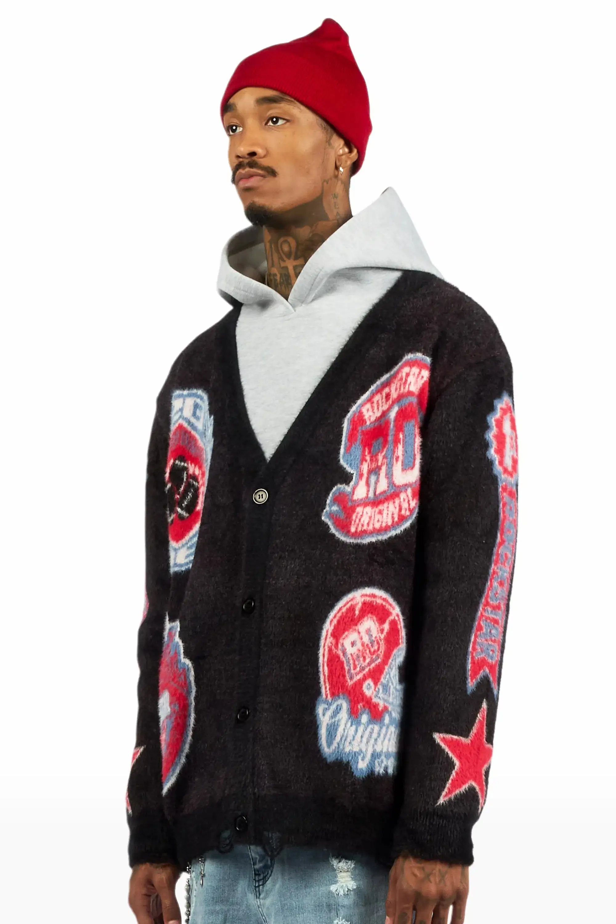 RSO Uni Black Knit Sweater sold by Rockstar Original product image thumbnail 5