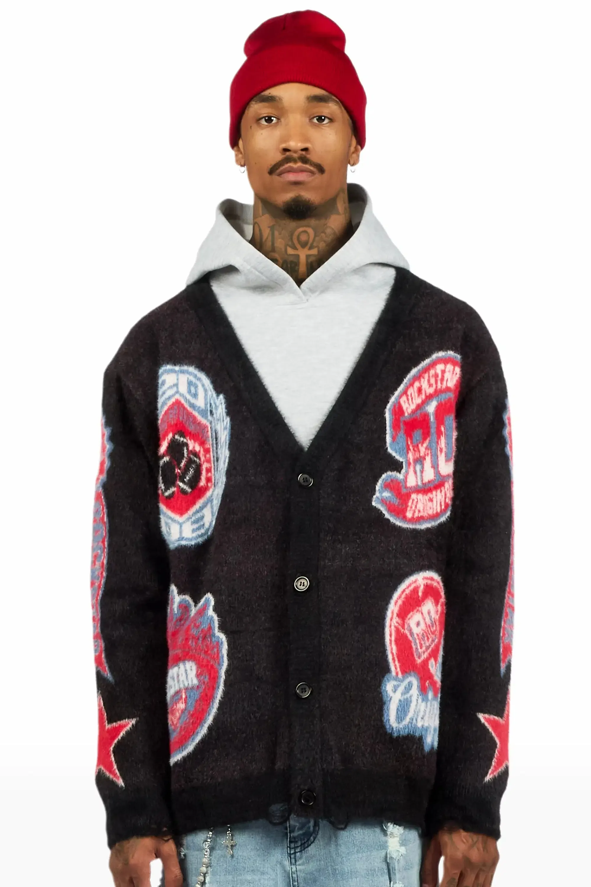 RSO Uni Black Knit Sweater sold by Rockstar Original product image thumbnail 2