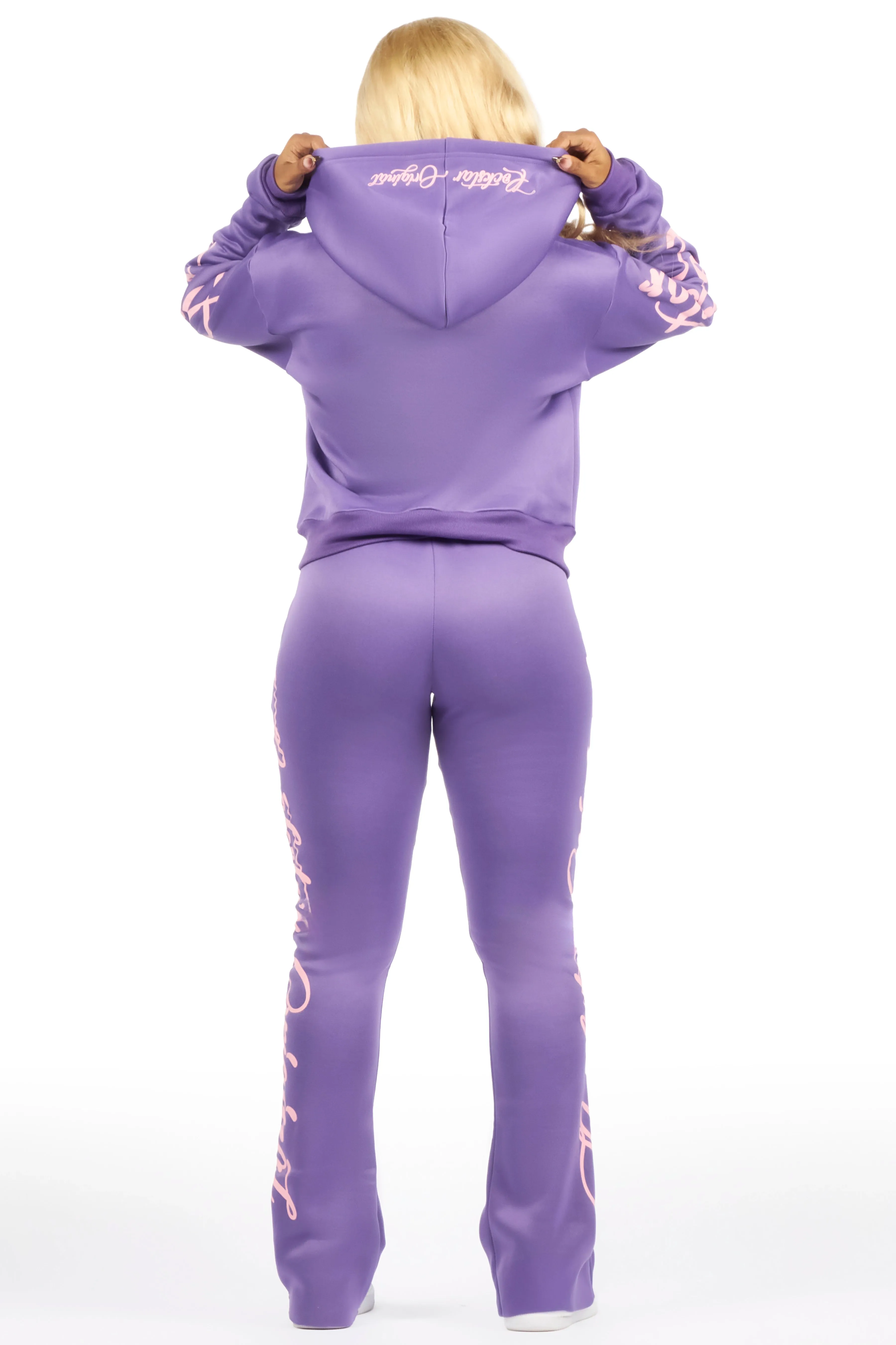 Nakesha Purple Stacked Track Set sold by Rockstar Original product image thumbnail 4