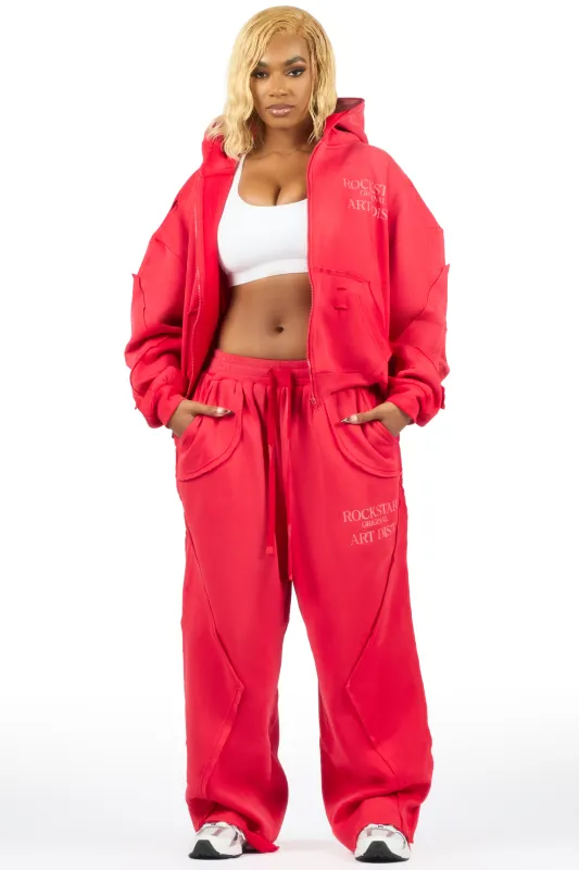 Jernyra Red Oversized Track Set sold by Rockstar Original