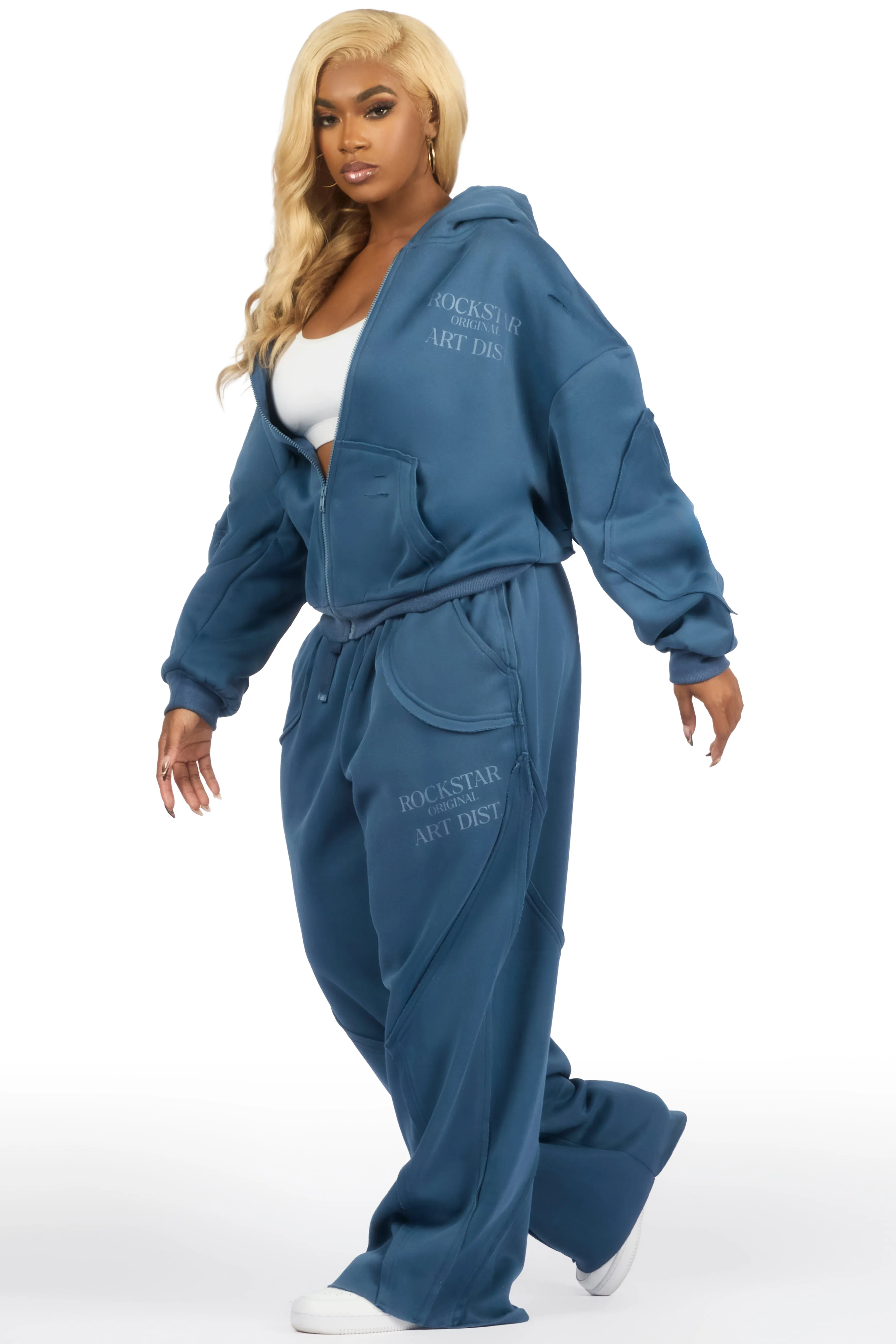 Jernyra Navy Oversized Track Set sold by Rockstar Original product image thumbnail 2