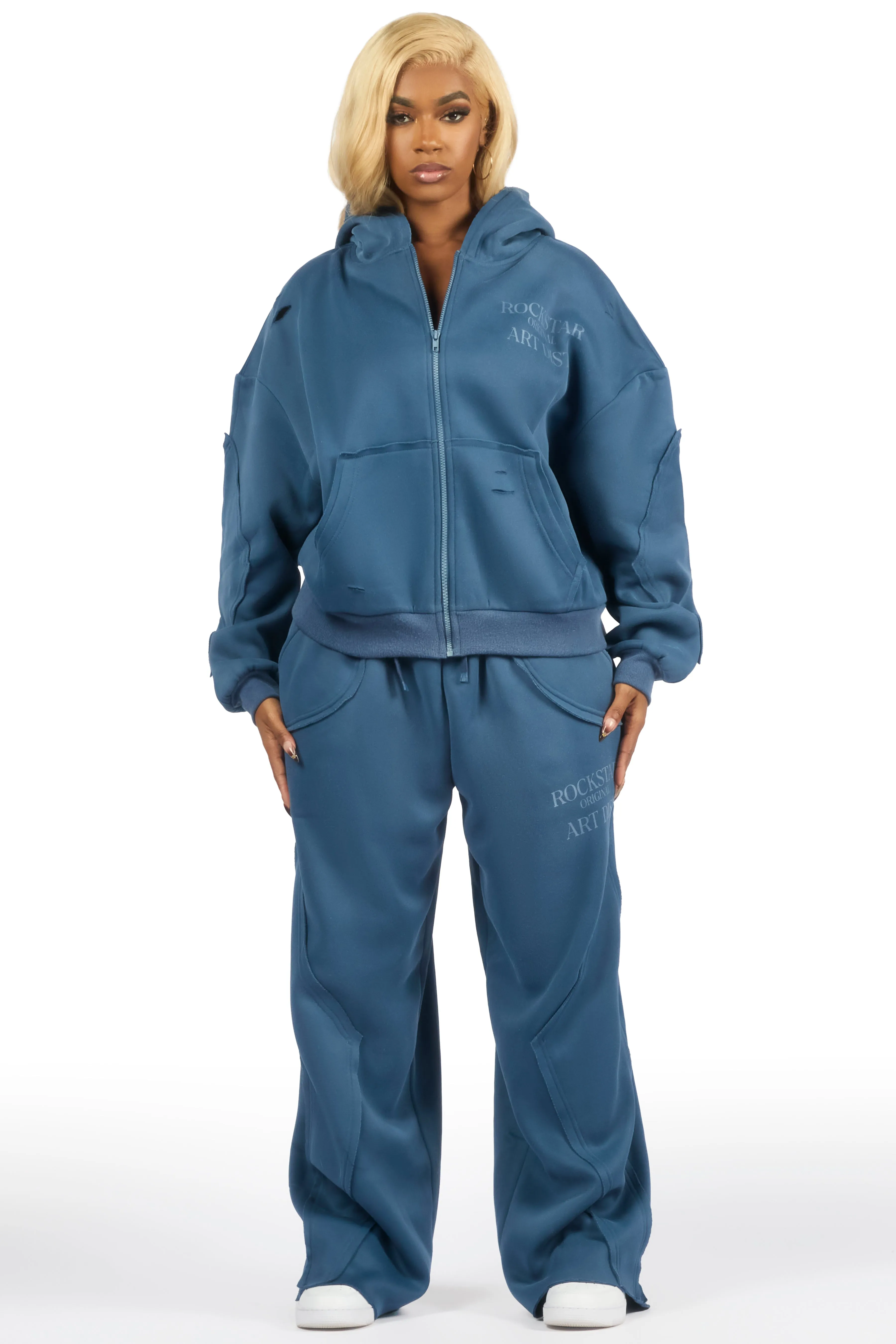 Jernyra Navy Oversized Track Set sold by Rockstar Original product image thumbnail 3