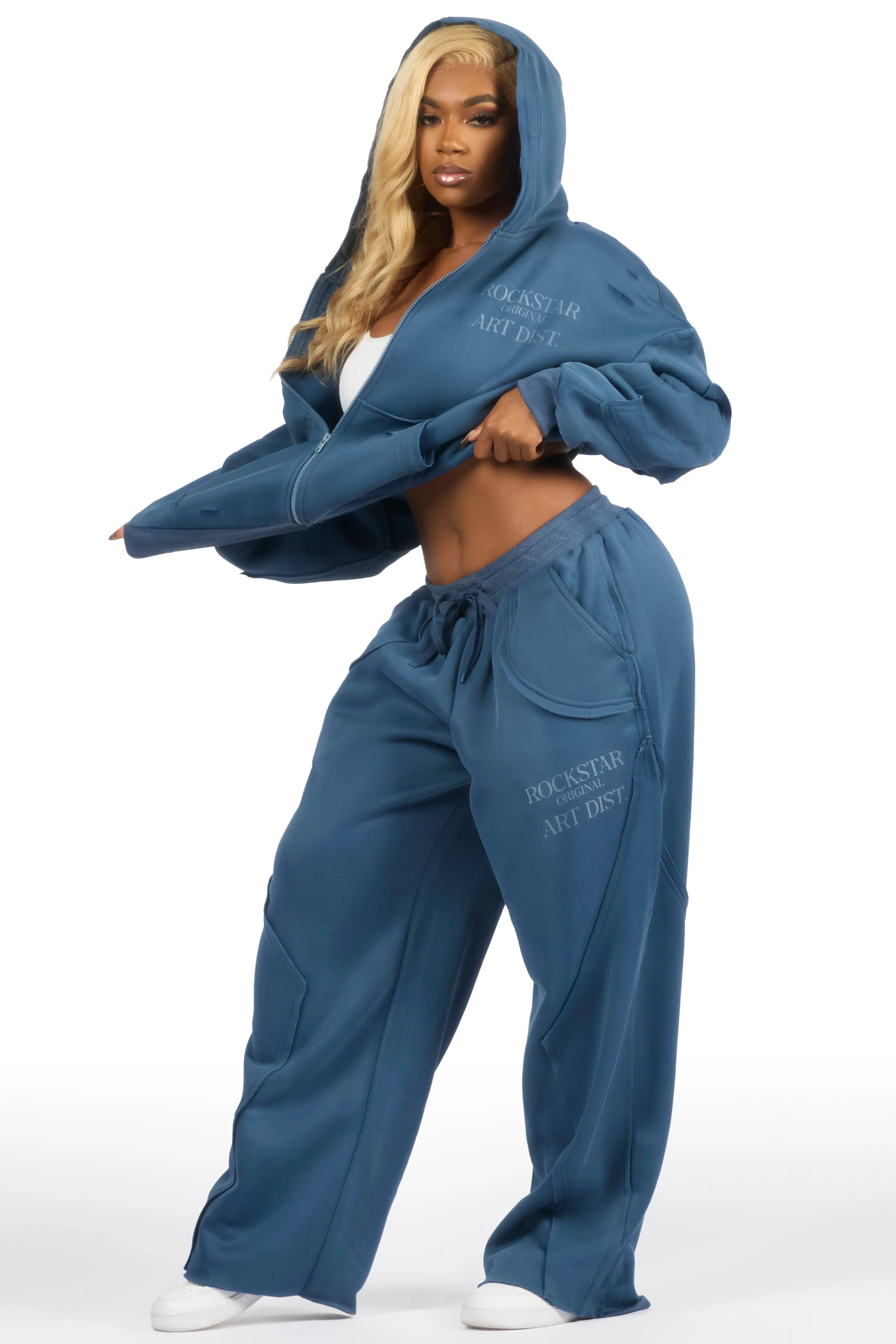 Jernyra Navy Oversized Track Set sold by Rockstar Original product image thumbnail 4