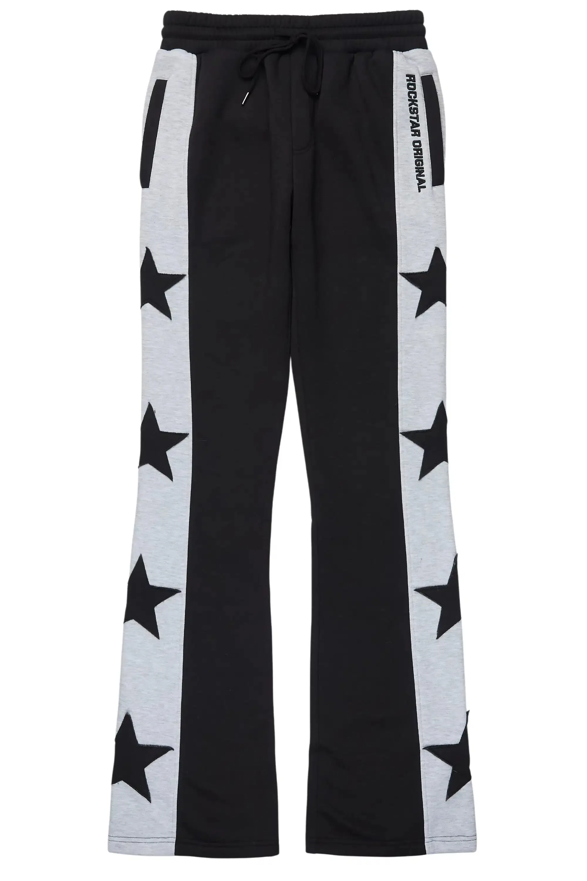 Geza Black Baggy Stacked Pant sold by Rockstar Original product image thumbnail 2