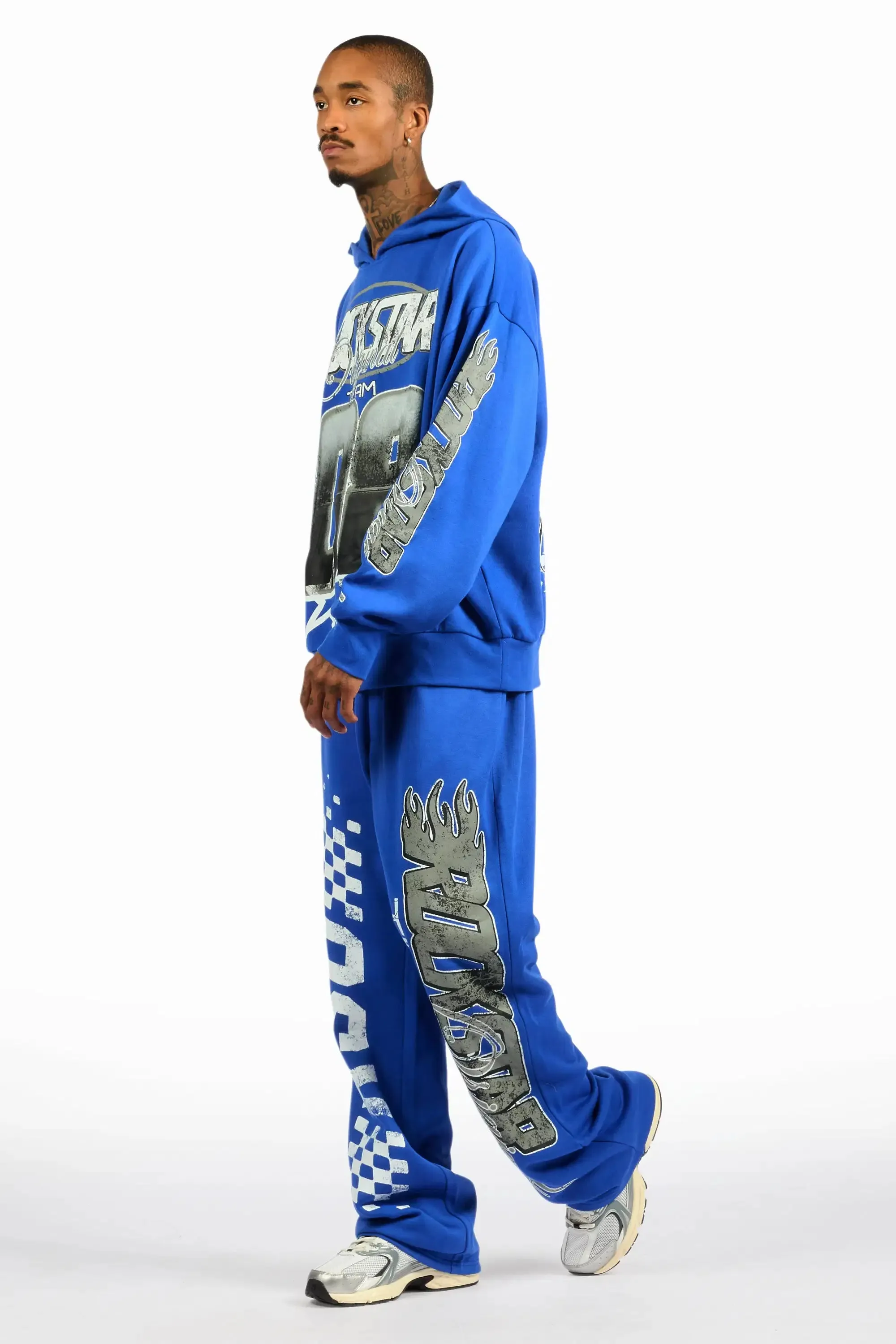 Flash Royal Hoodie/Baggy Pant Track Set sold by Rockstar Original product image thumbnail 5