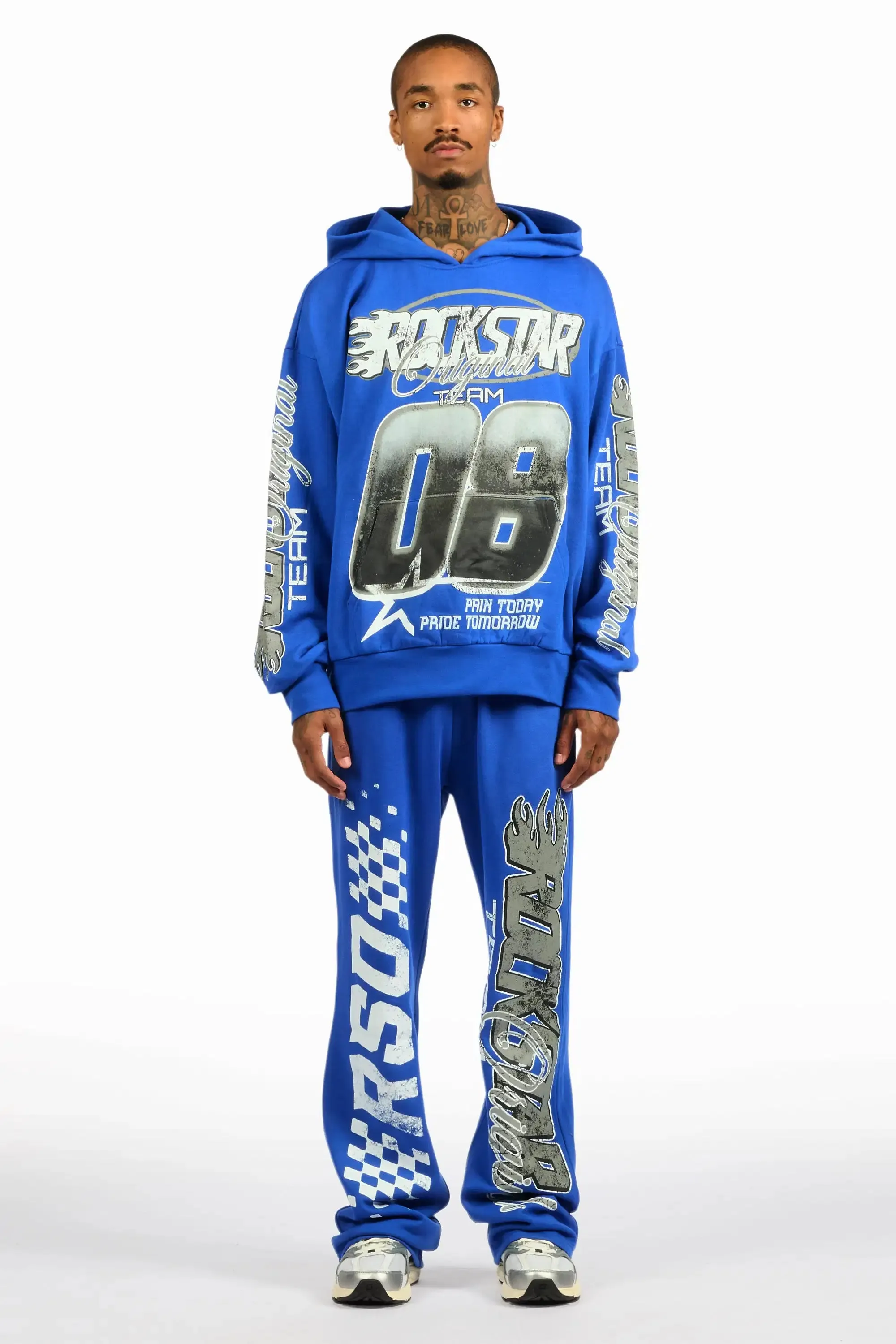 Flash Royal Hoodie/Baggy Pant Track Set sold by Rockstar Original product image thumbnail 2
