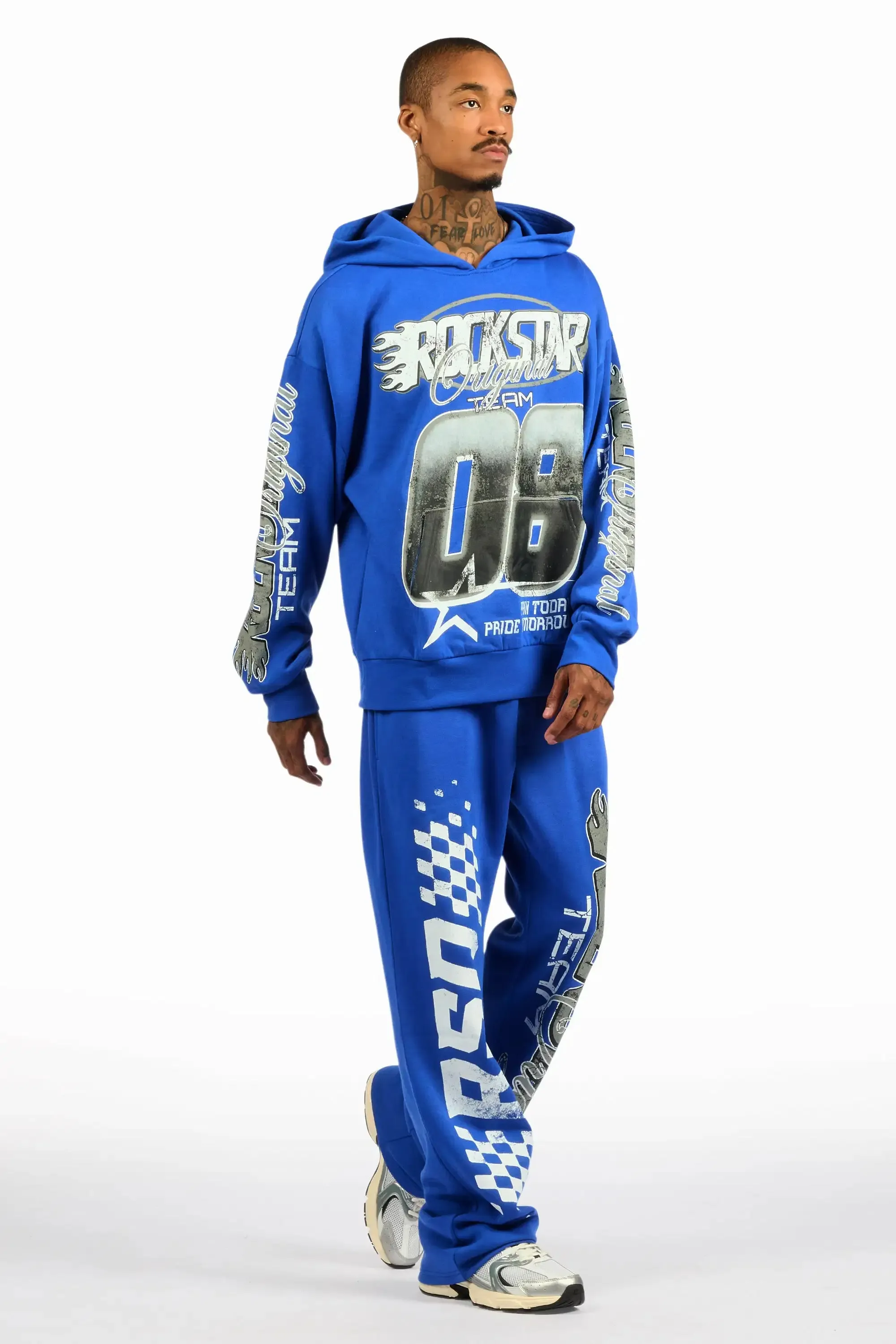 Flash Royal Hoodie/Baggy Pant Track Set sold by Rockstar Original product image thumbnail 4