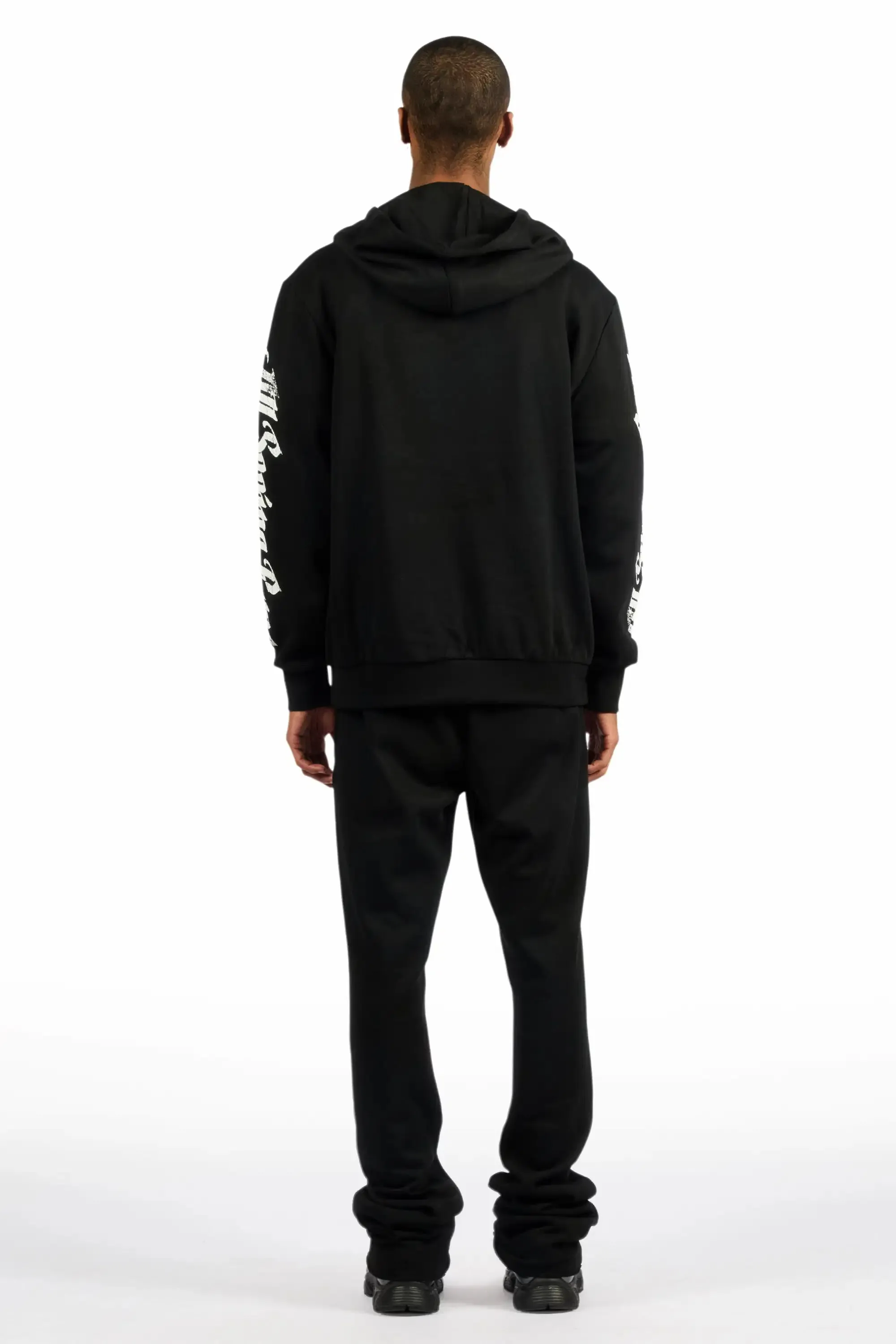 All Seeing Eyes Black Stacked Flare Track Pant Set sold by Rockstar Original product image thumbnail 4