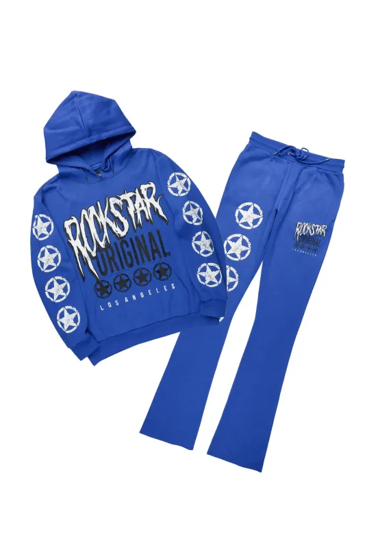 Wizzurd Royal Hoodie Stacked Track Set sold by Rockstar Original