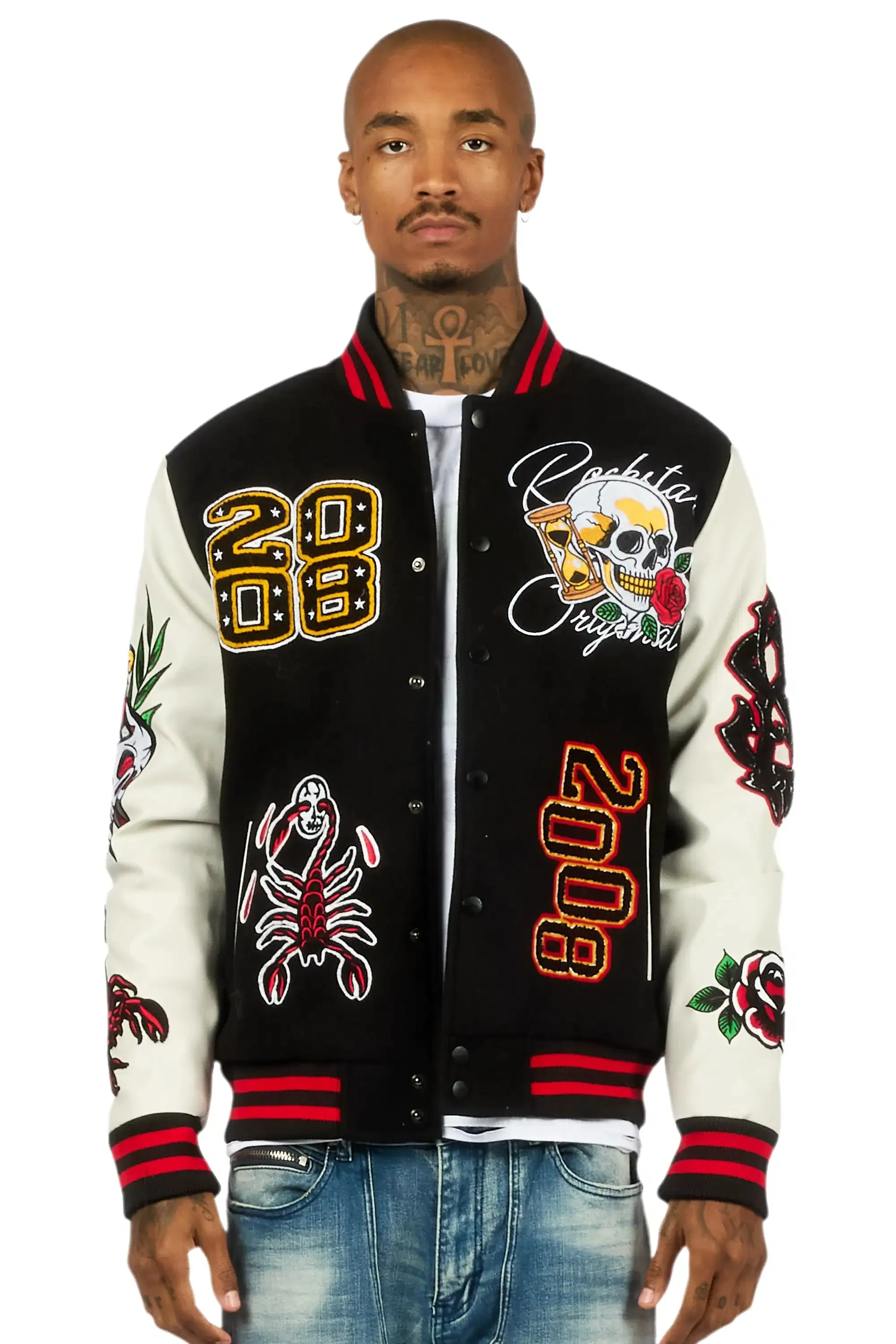 Freshman Black Varsity Jacket sold by Rockstar Original product image thumbnail 2
