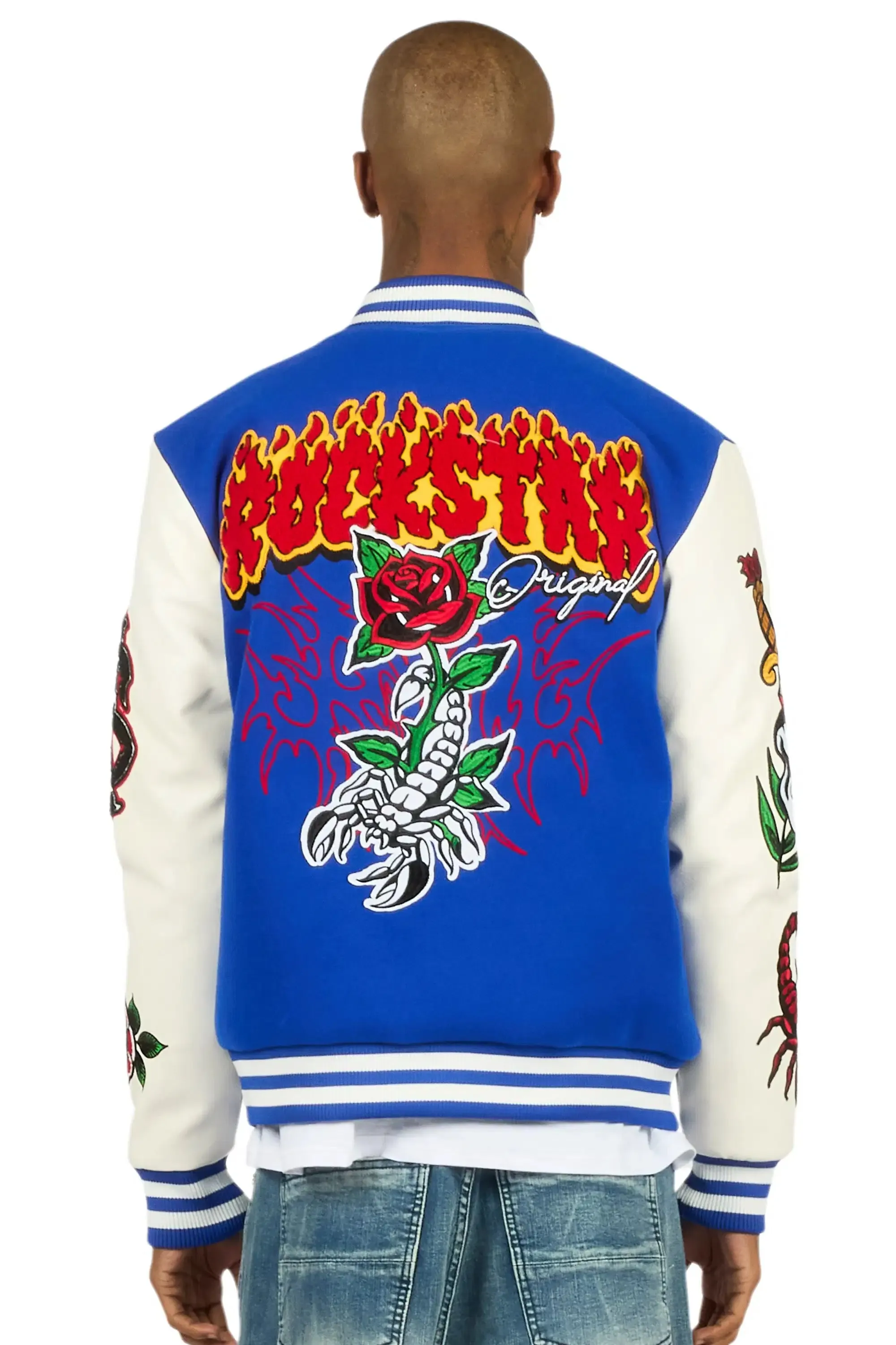 Freshman Royal Varsity Jacket sold by Rockstar Original product image thumbnail 3