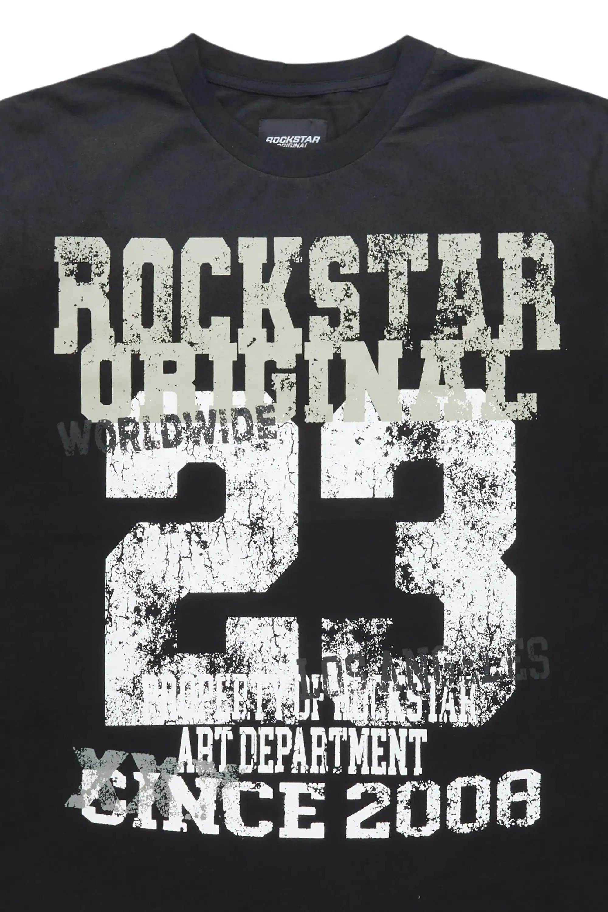 Kyvaris Black Oversized Graphic T-Shirt sold by Rockstar Original product image thumbnail 2