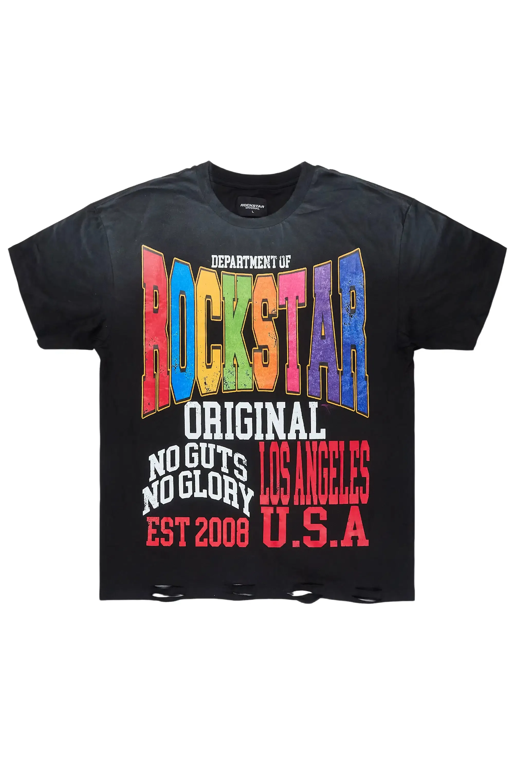 Keen Black Oversized Graphic T-Shirt sold by Rockstar Original