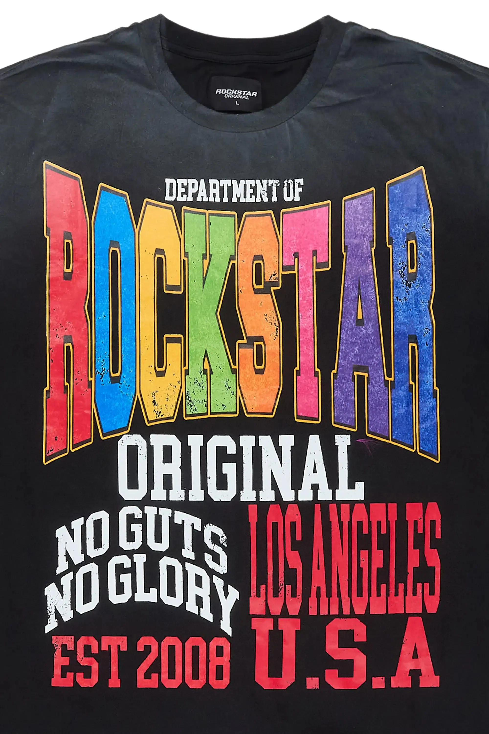 Keen Black Oversized Graphic T-Shirt sold by Rockstar Original product image thumbnail 5