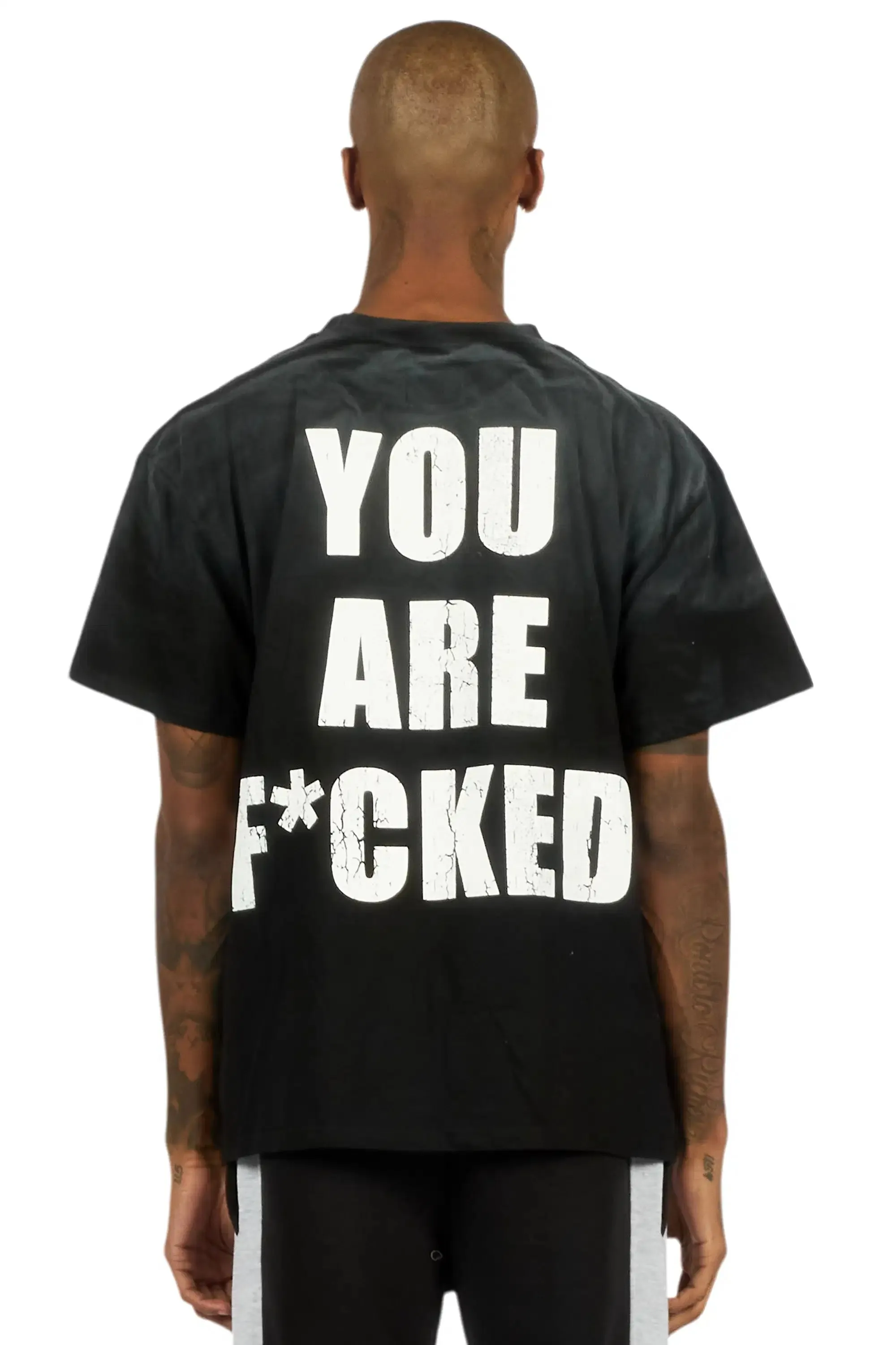 Xayon Black Oversized Graphic T-Shirt sold by Rockstar Original product image thumbnail 3