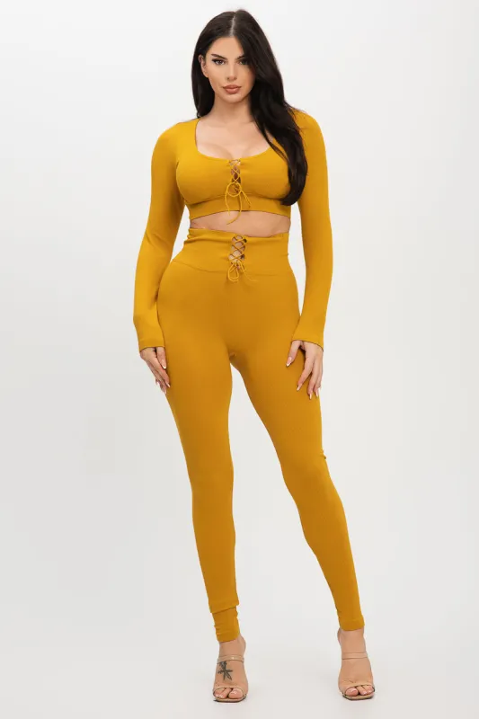 Sheree Gold Active Legging Set sold by Rockstar Original