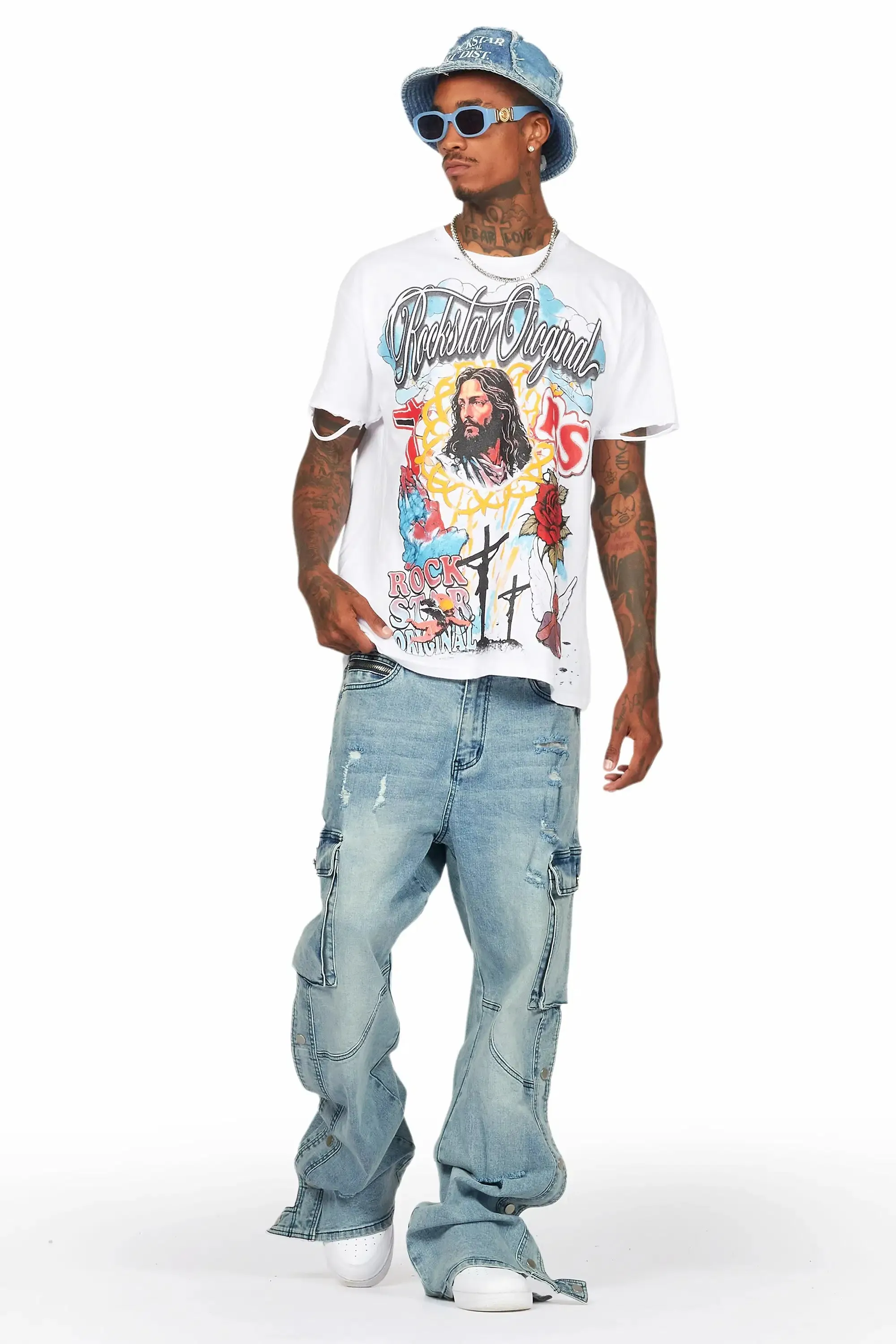Kuiper Blue Baggy Fit Jean sold by Rockstar Original product image thumbnail 3