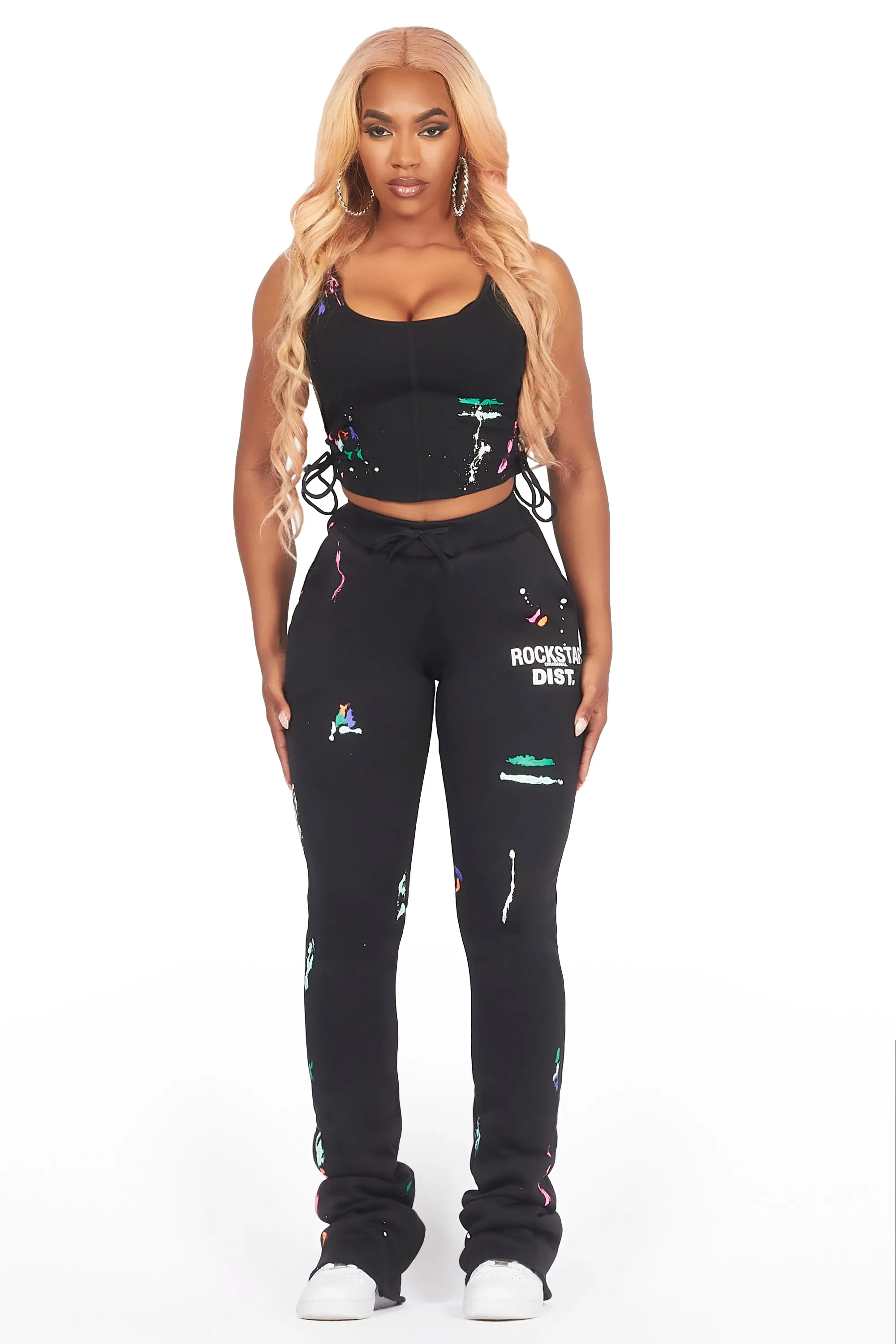 Inieshea Black Corset Super Stacked Trackset sold by Rockstar Original