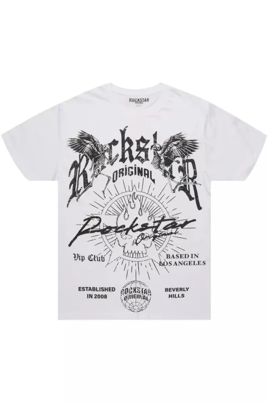 Tally 2.0 White/Black Oversized Graphic T-Shirt sold by Rockstar Original