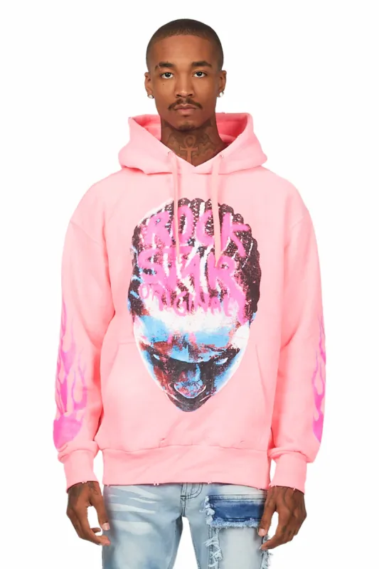 Rafe Pink Graphic Hoodie sold by Rockstar Original
