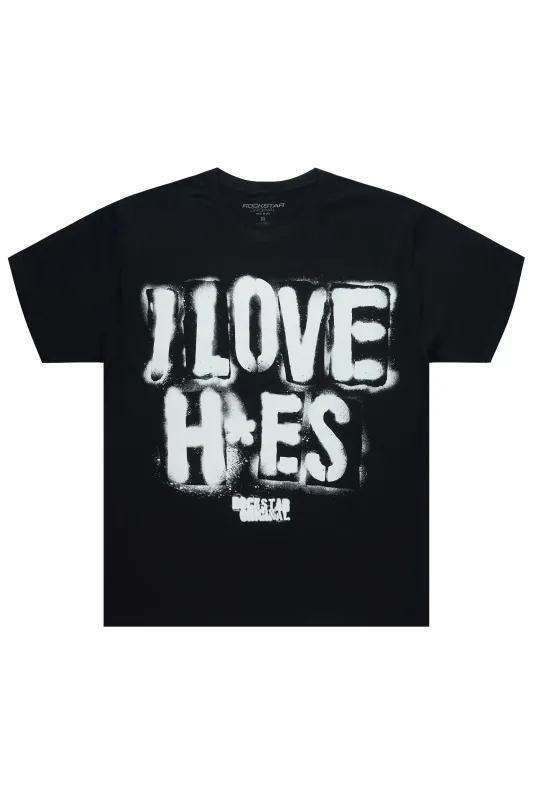 Banyan 2.0 Black Oversized Graphic T-Shirt sold by Rockstar Original