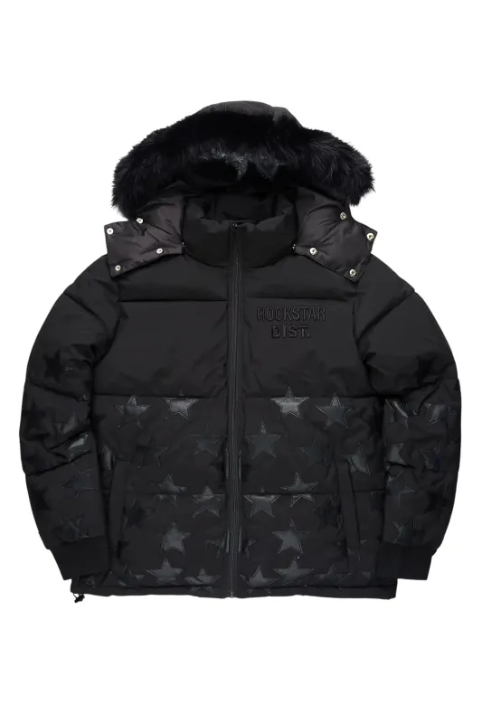 Starlane Black Puffer Jacket sold by Rockstar Original