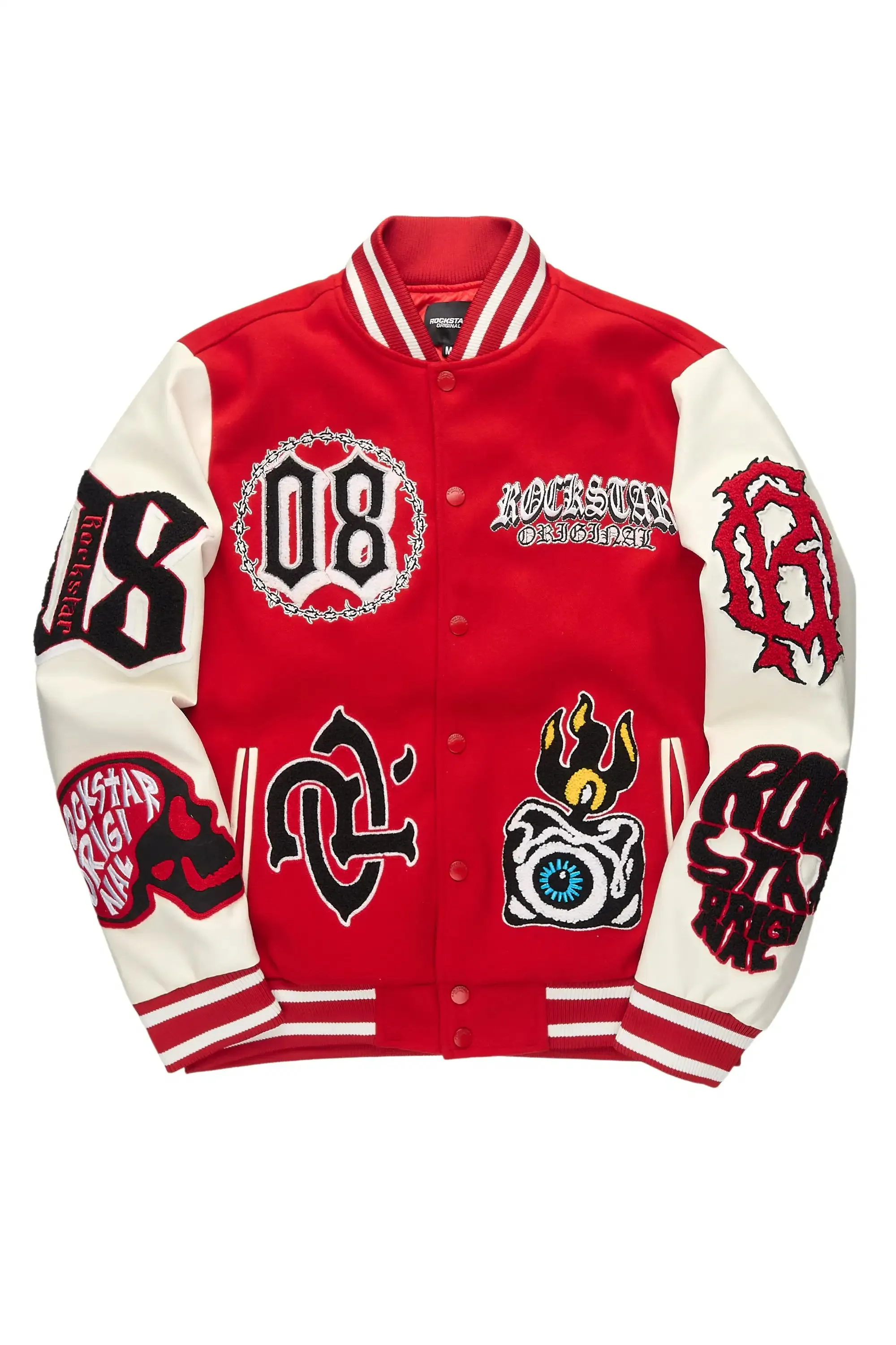 Syndicate Red Varsity Jacket sold by Rockstar Original